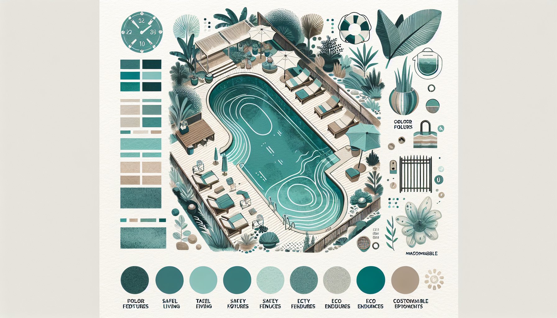 Top pool accessories enhancing outdoor living with safety features, eco-friendly upgrades, and customizable options.