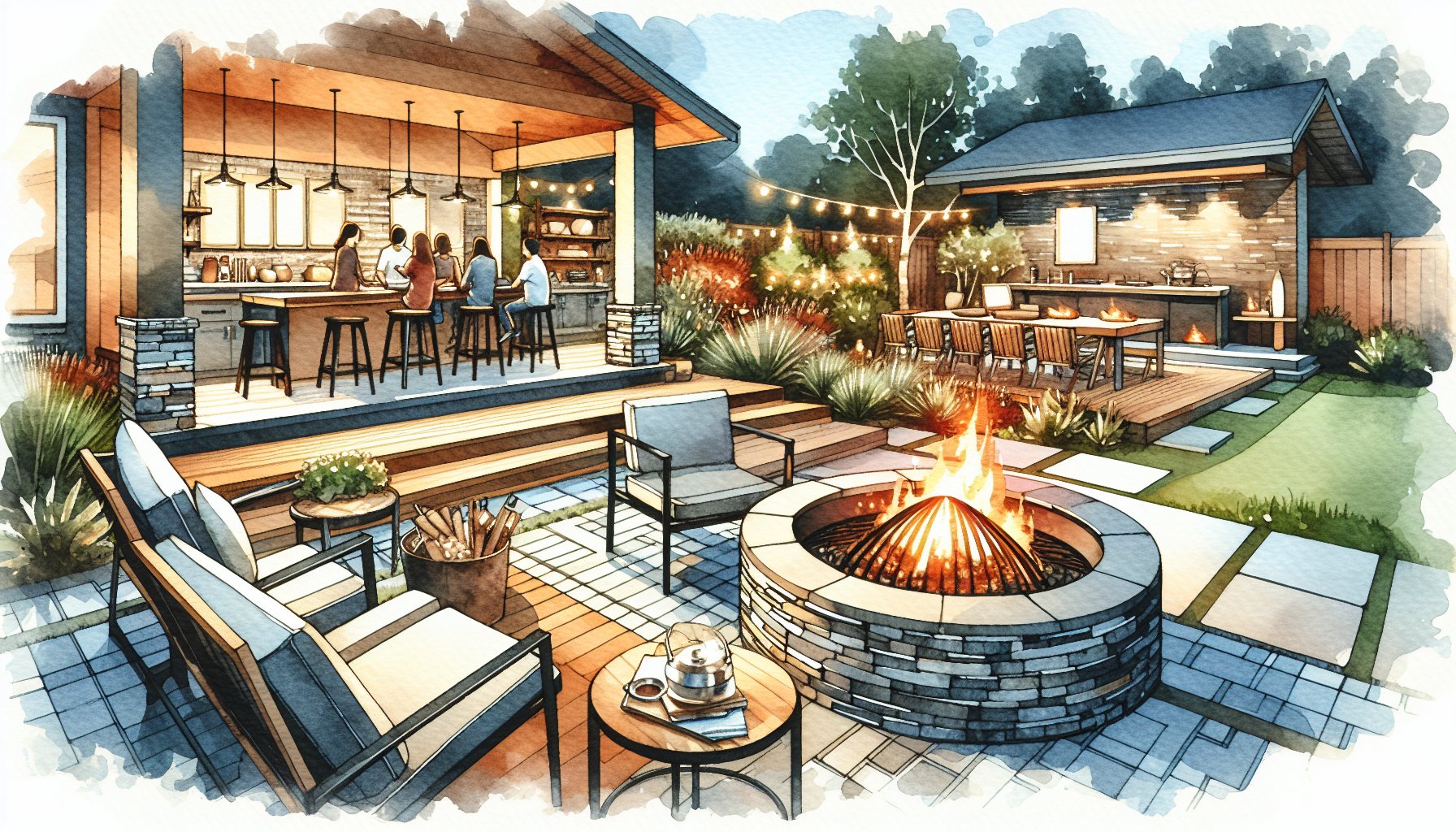 Fire pit installation myths debunked for safe outdoor living and enjoyable backyard gatherings with wood vs gas fire pits.