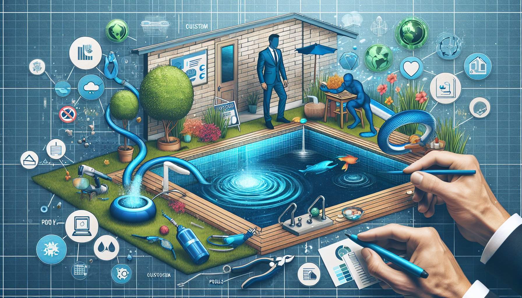 Exploring common myths about custom pools, maintenance tech, and eco-friendly designs in professional consultations.
