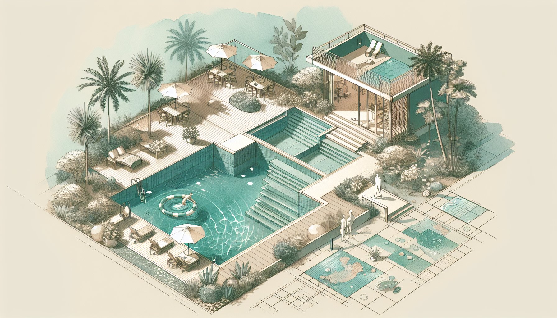 Misconceptions about hiring a pool design consultant vs. DIY; highlights eco-friendly and sustainable design collaboration.