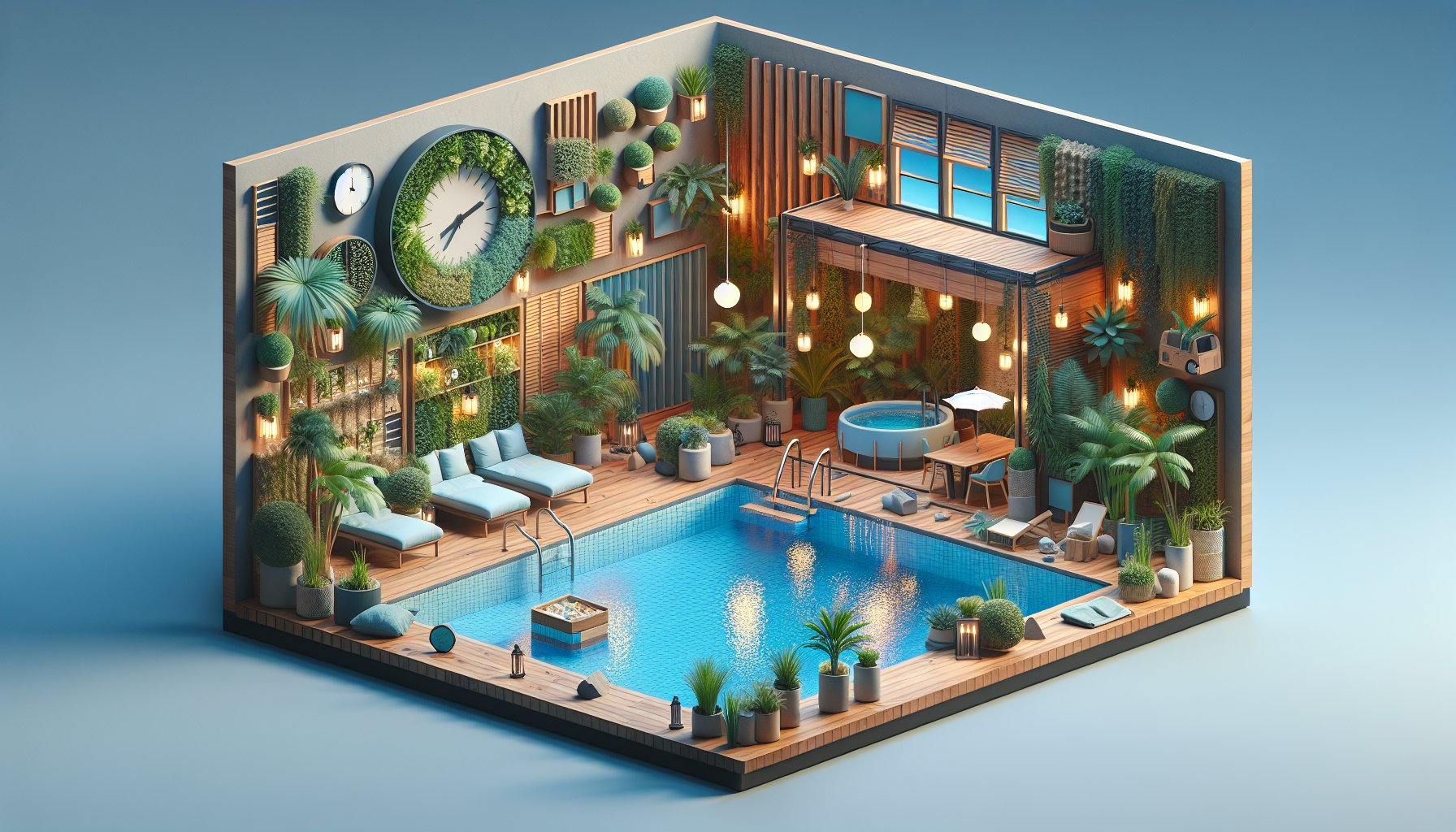 Budget-friendly pool design tips for cost-saving, energy-efficient features, DIY projects, and sustainable materials.