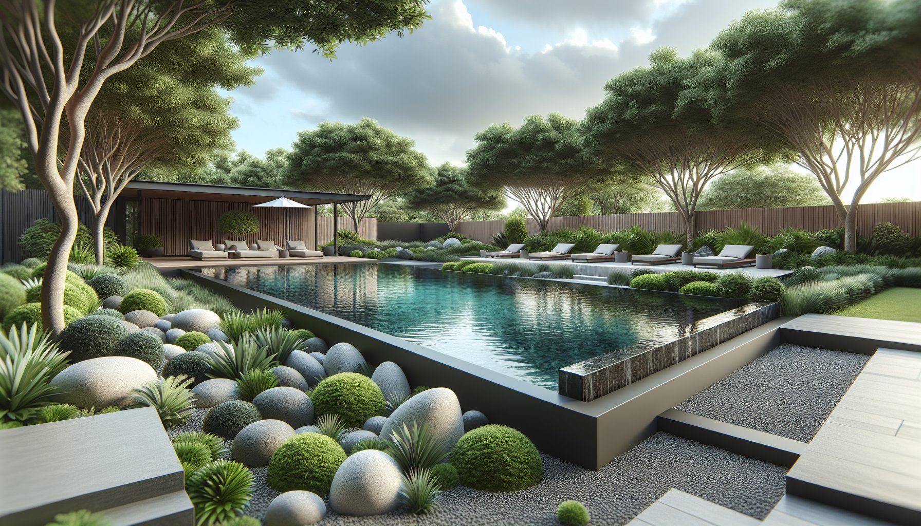 Guide to selecting a pool design consultant for a modern infinity pool and budget-friendly backyard oasis with landscaping integration.