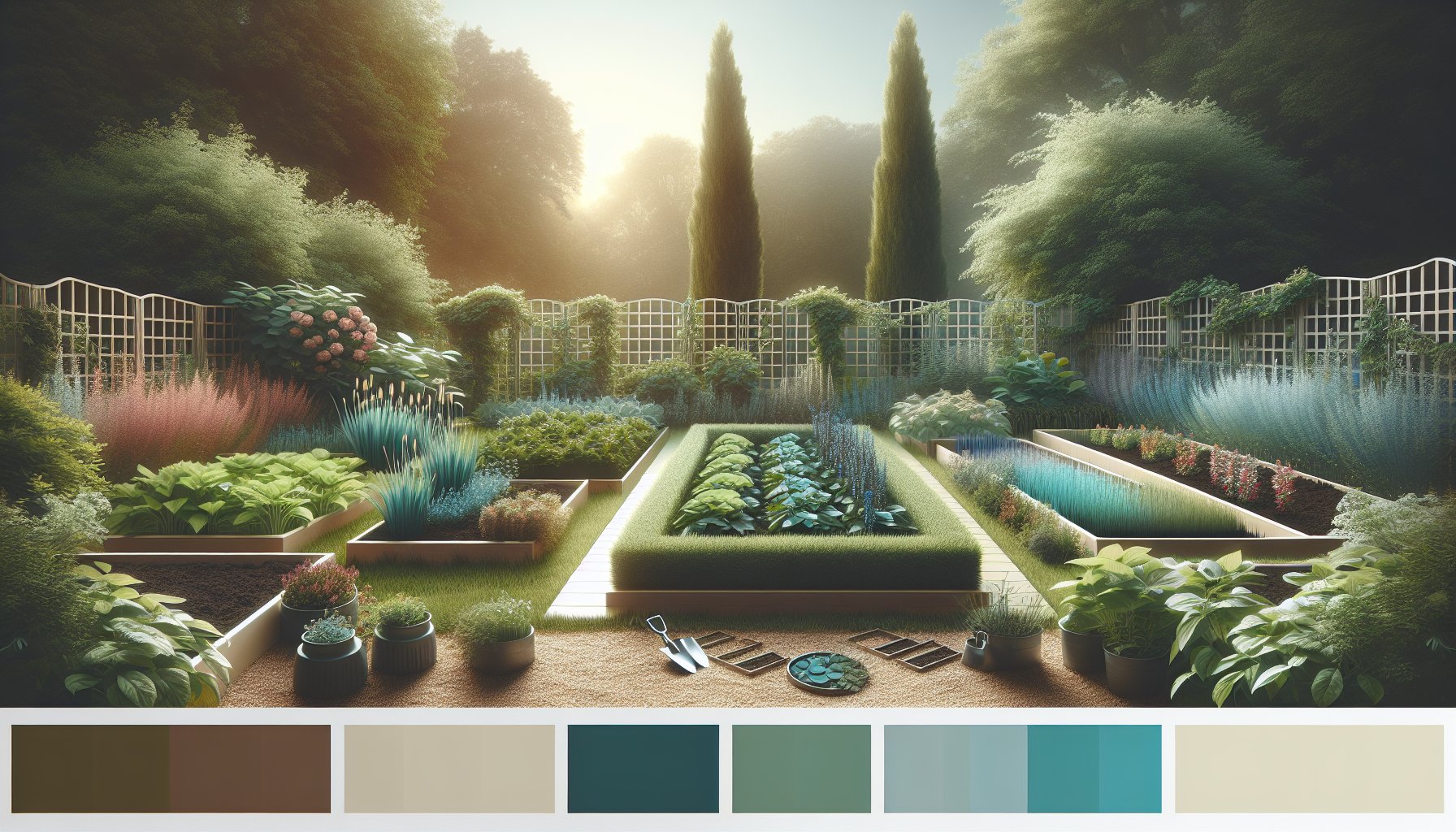 7 essential tips for designing custom planting beds, focusing on soil foundation, eco-friendly gardening, and companion planting.