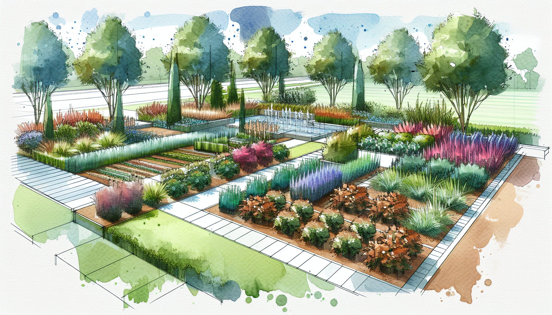 Custom planting beds enhance landscape design with tailored plant selection, soil preparation, and effective irrigation strategies.