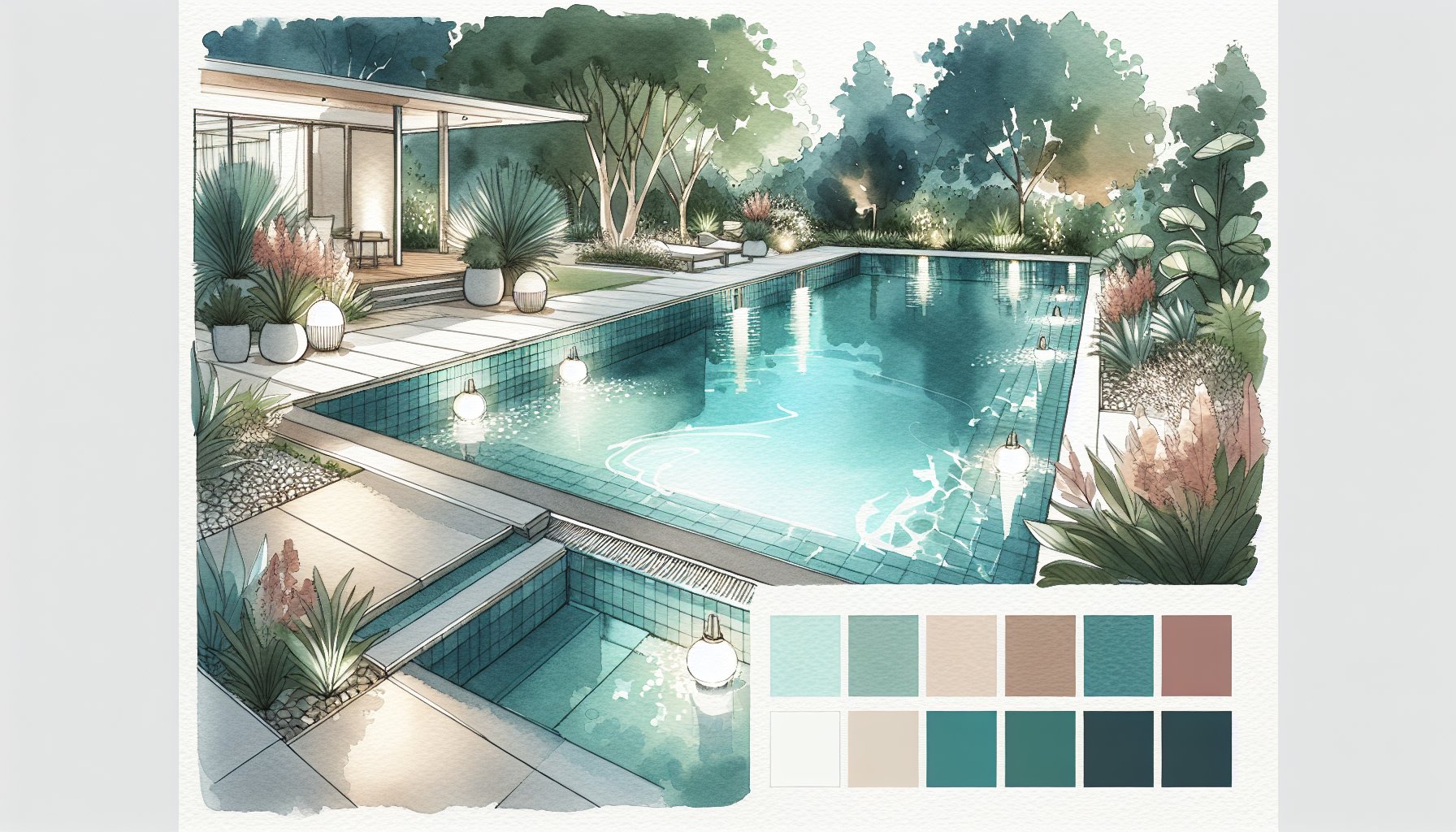 Top 10 poolscape design ideas for creating a stunning outdoor oasis with smart features and personalized landscaping strategies.