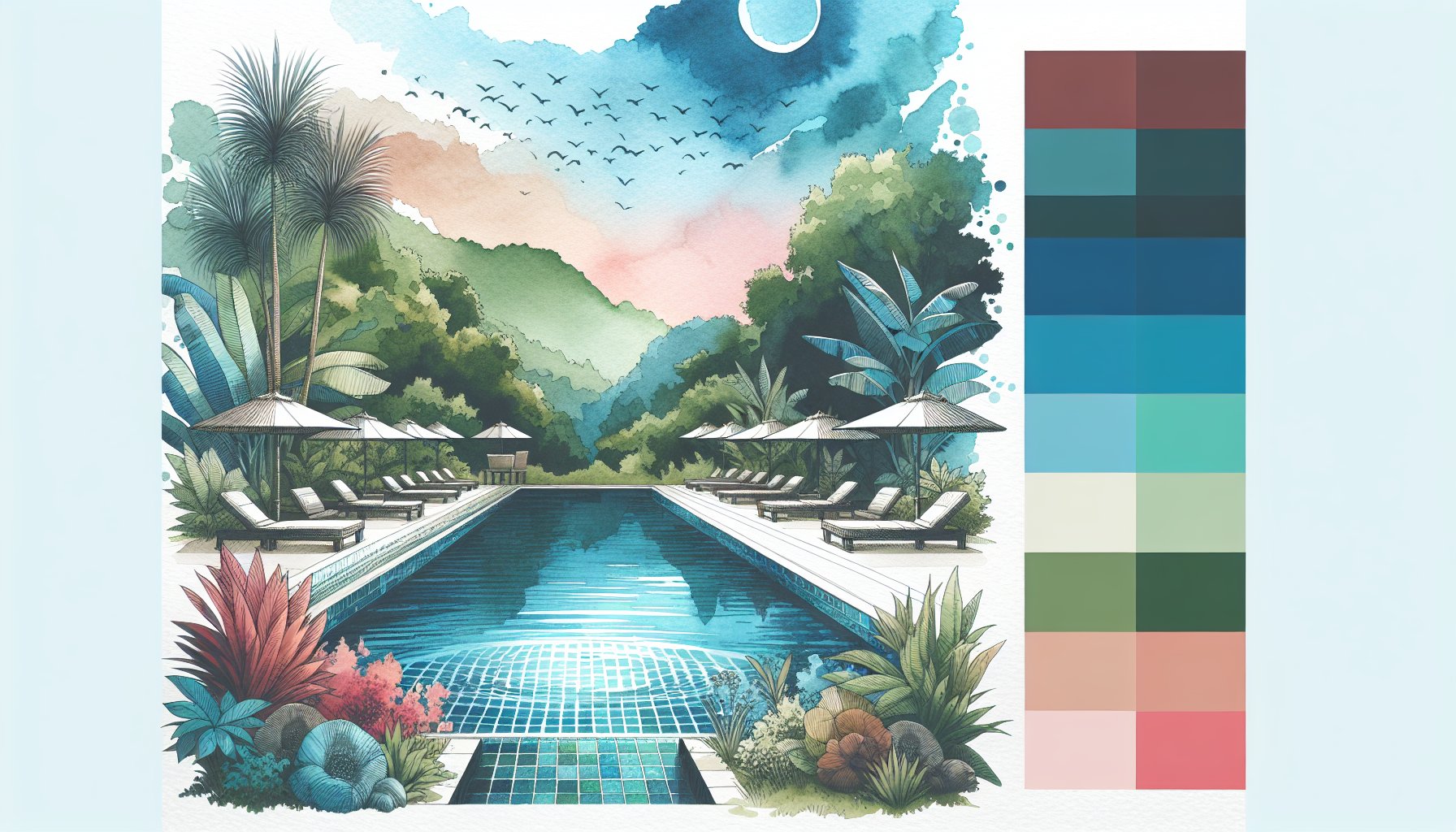 Tips for year-round maintenance of poolscape design, addressing seasonal challenges with eco-friendly outdoor living practices.