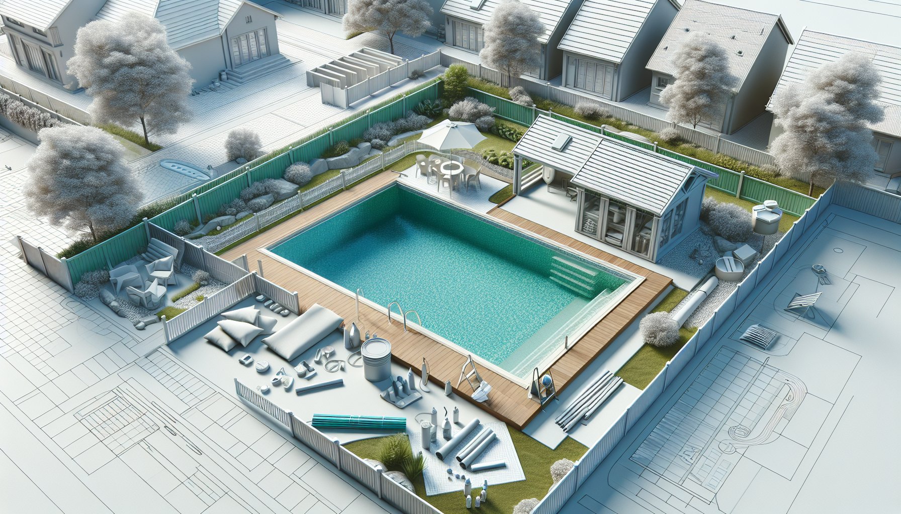 10 essential steps for successful pool construction, focusing on design, safety features, and maintenance for your backyard oasis.