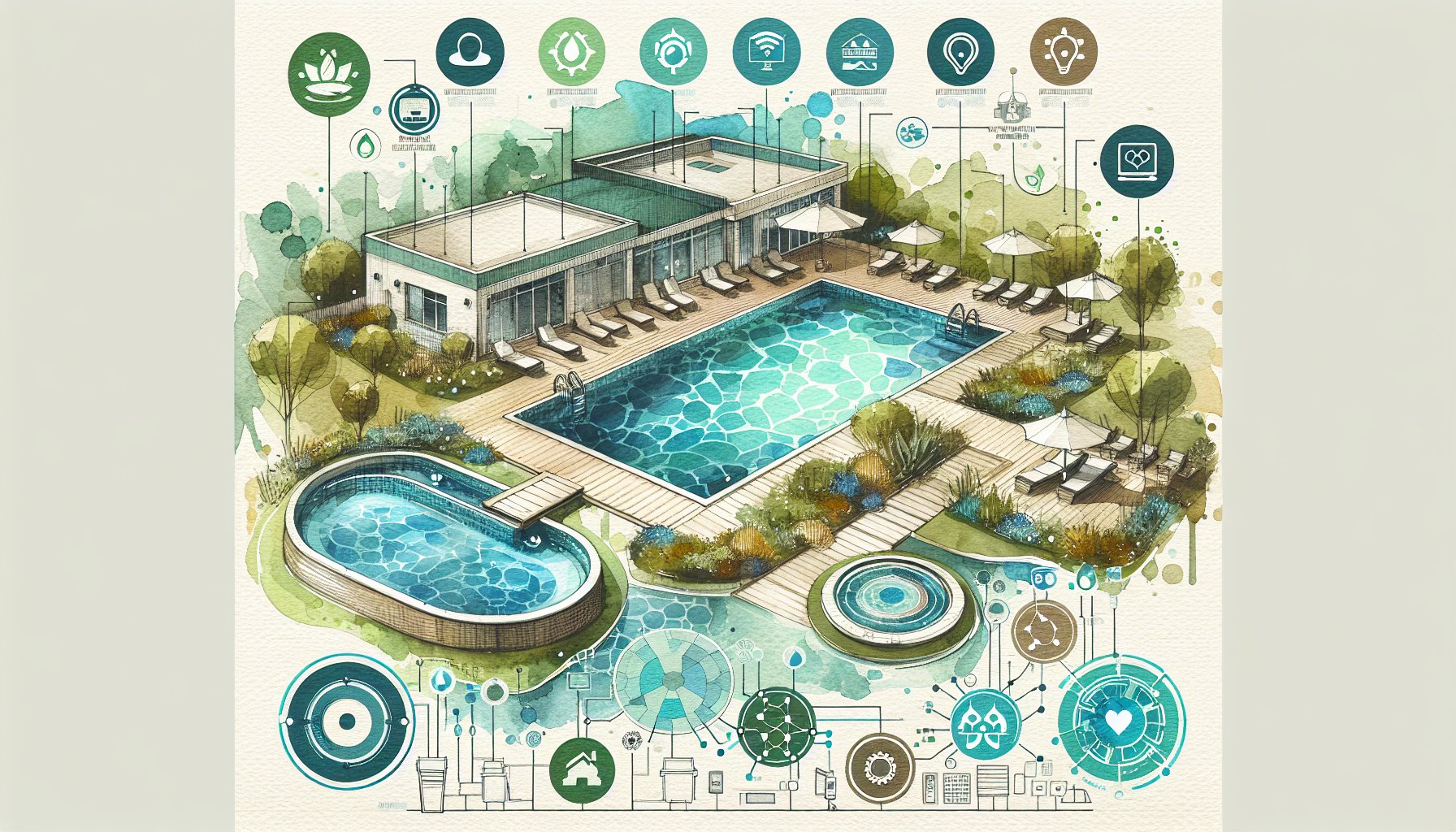 Guide to swimming pool types, comparing in-ground vs above-ground, eco-friendly options, maintenance tips, and smart technology.