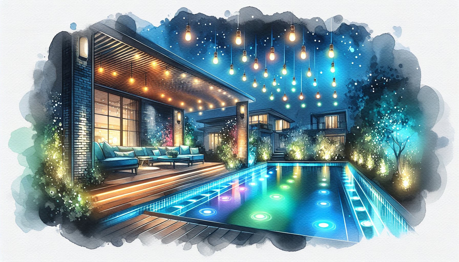 Top 5 LED pool lighting options showcasing energy-efficient, color-changing LEDs for enhanced outdoor night swims and smart design.