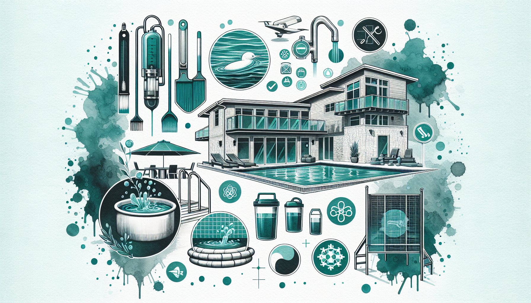 Inground pool safety tips for 2025: modern tech, fencing solutions, and water chemistry management for a safe poolside culture.