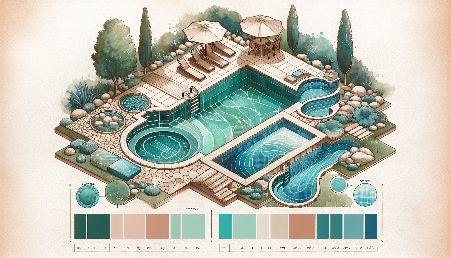 Top 5 inground pool materials: fiberglass, vinyl liner, concrete, and essential pool maintenance tips.