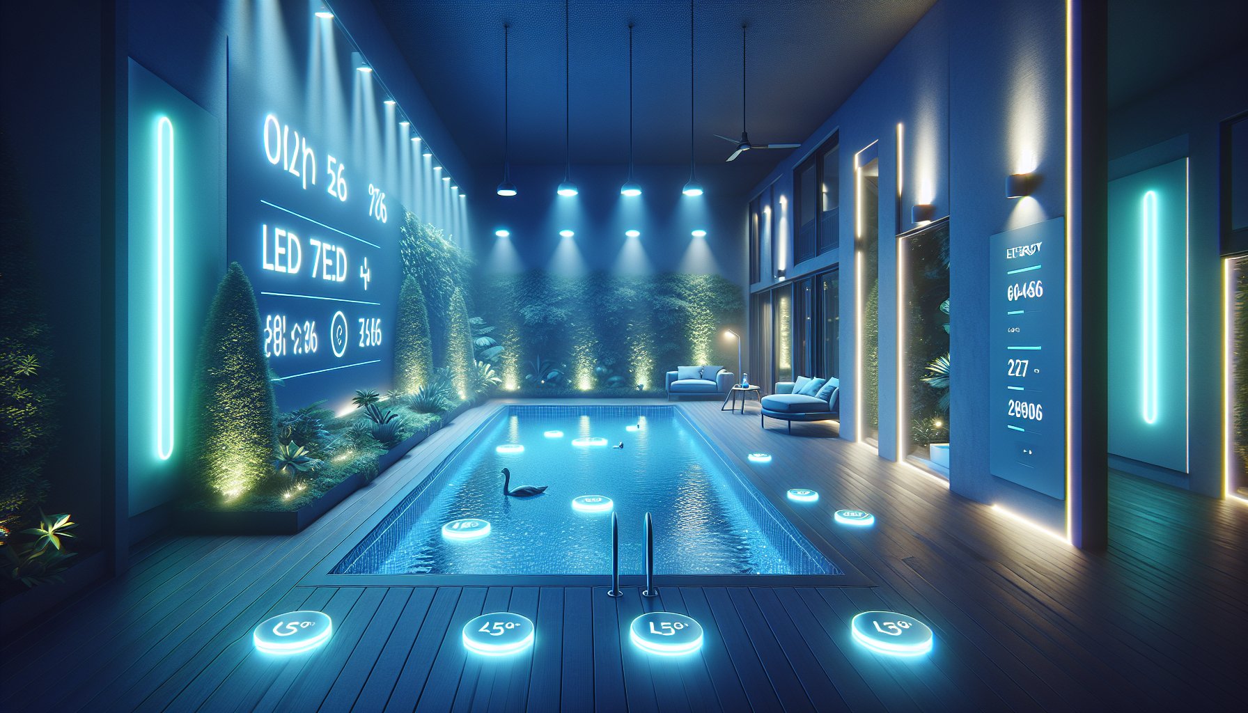 Guide to choosing LED pool lights focusing on energy efficiency, smart technology, color temperature, and safety standards.