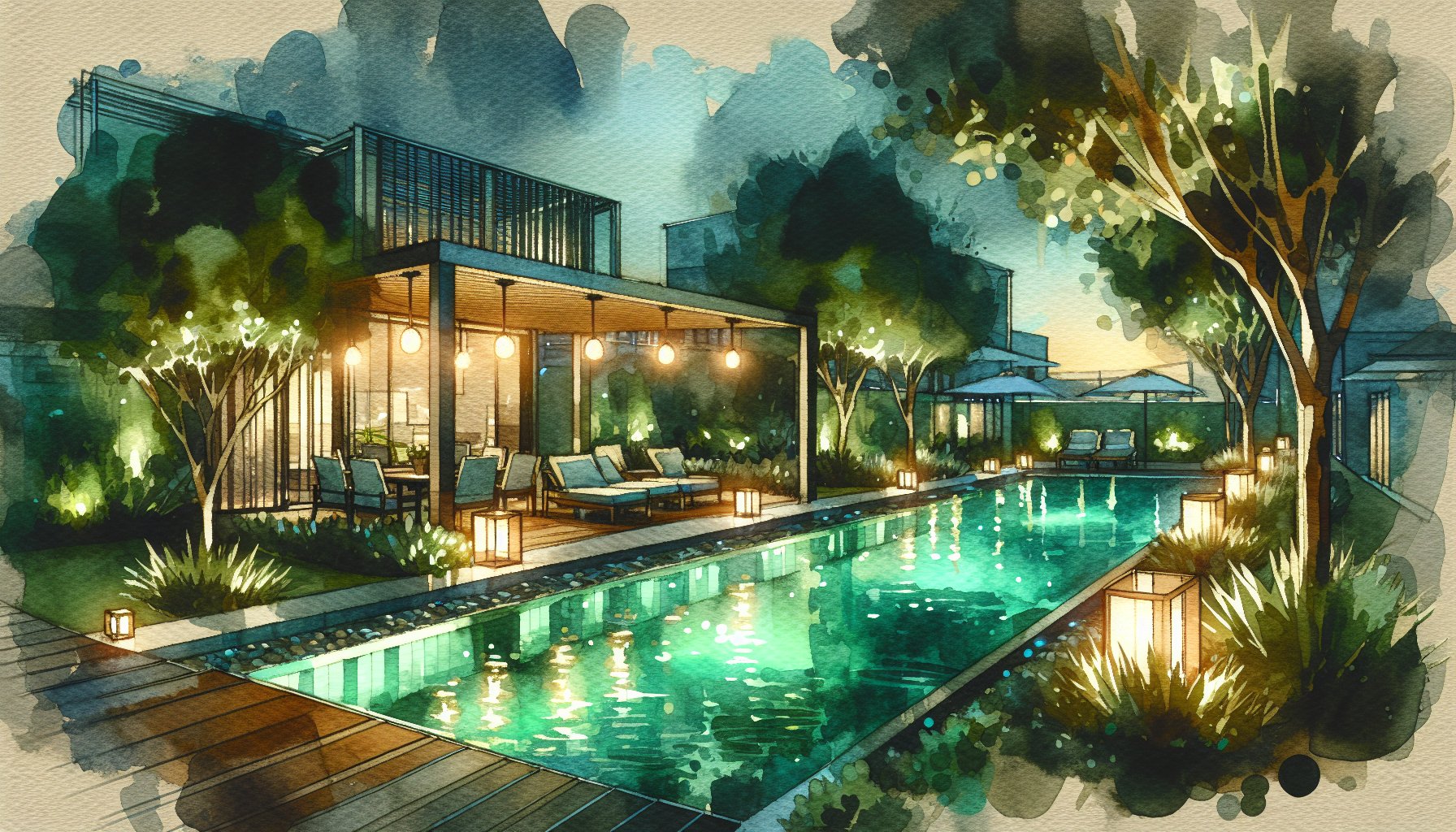 LED pool lighting enhances outdoor ambiance with energy efficiency, customizable colors, and eco-friendly benefits.