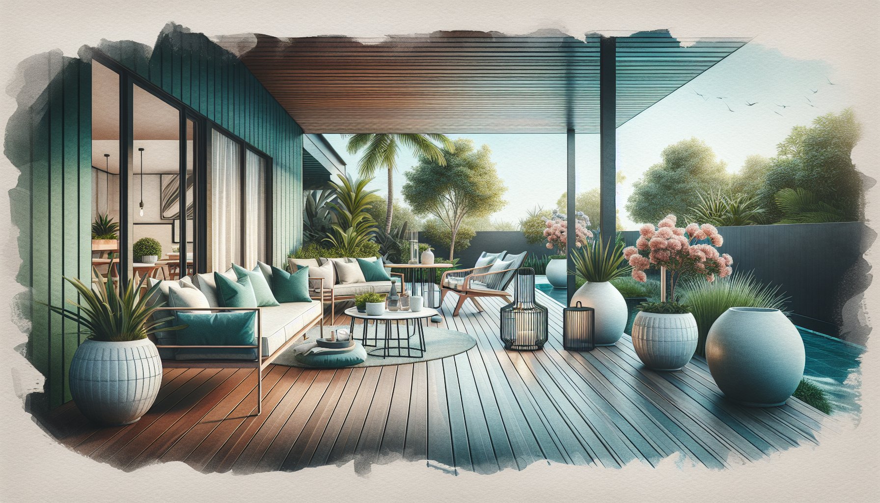 Guide to upgrading your patio with composite decking and sustainable materials for modern outdoor living design.