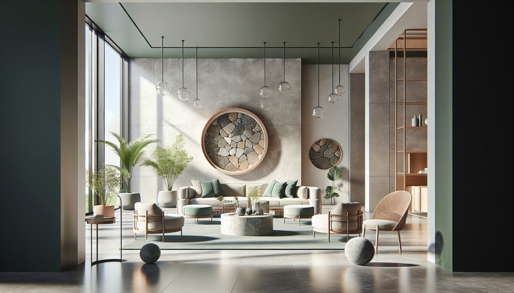 7 unique ways to use natural stone in interior design, featuring elegant flooring and statement pieces with high-tech applications.