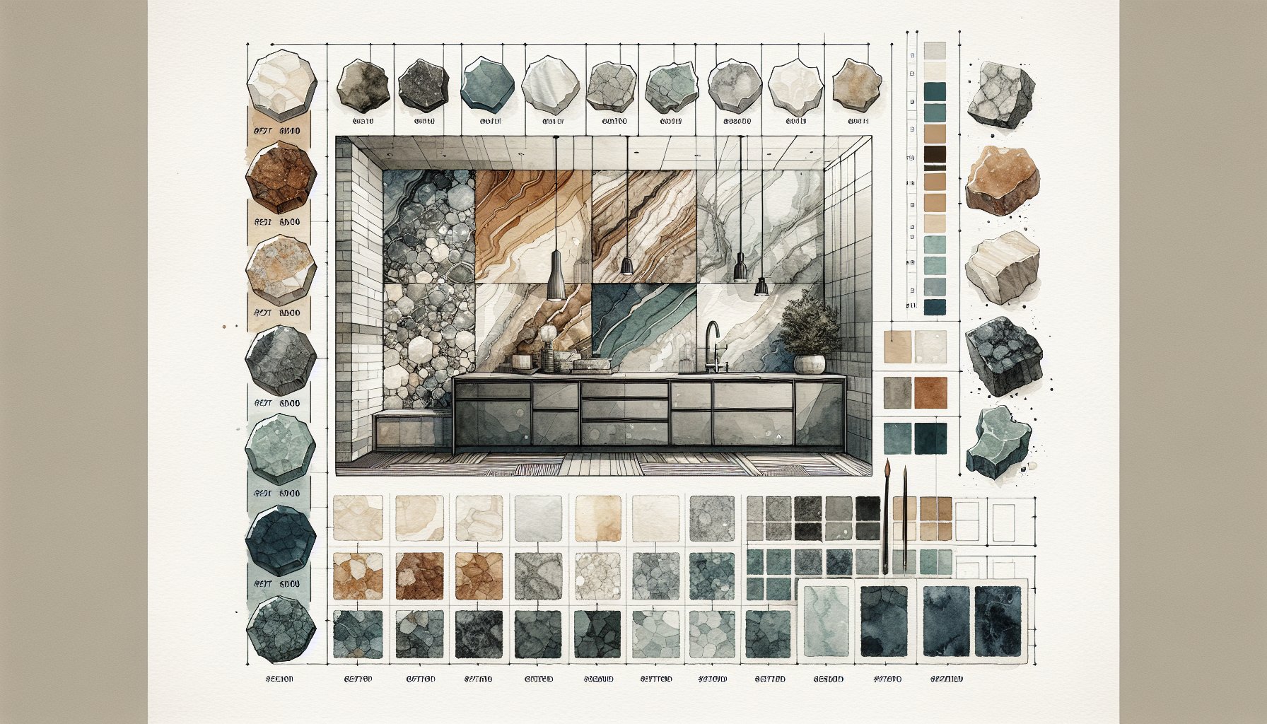 Guide to choosing natural stone for sustainable renovations, comparing granite and marble, and exploring texture and color psychology.