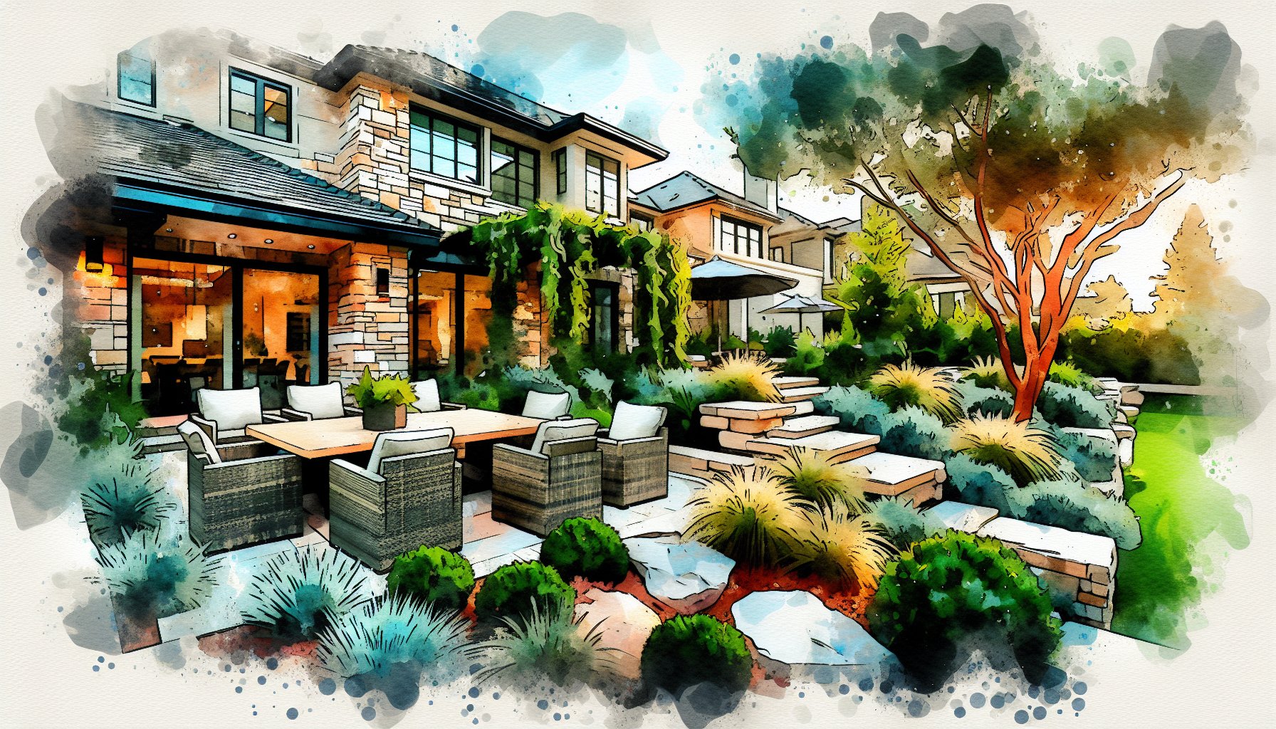 Twelve stunning natural stone features enhancing outdoor living spaces and curb appeal for eco-friendly landscaping.