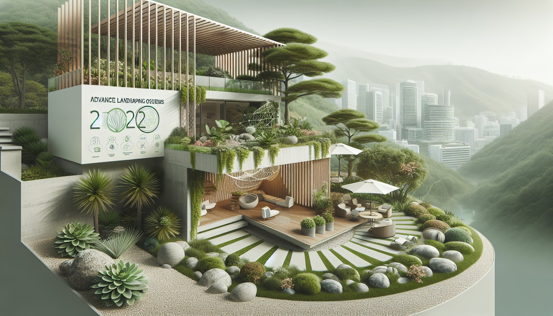 Overview of landscaping options for 2025, featuring eco-friendly designs and smart garden technology for sustainable outdoor living.