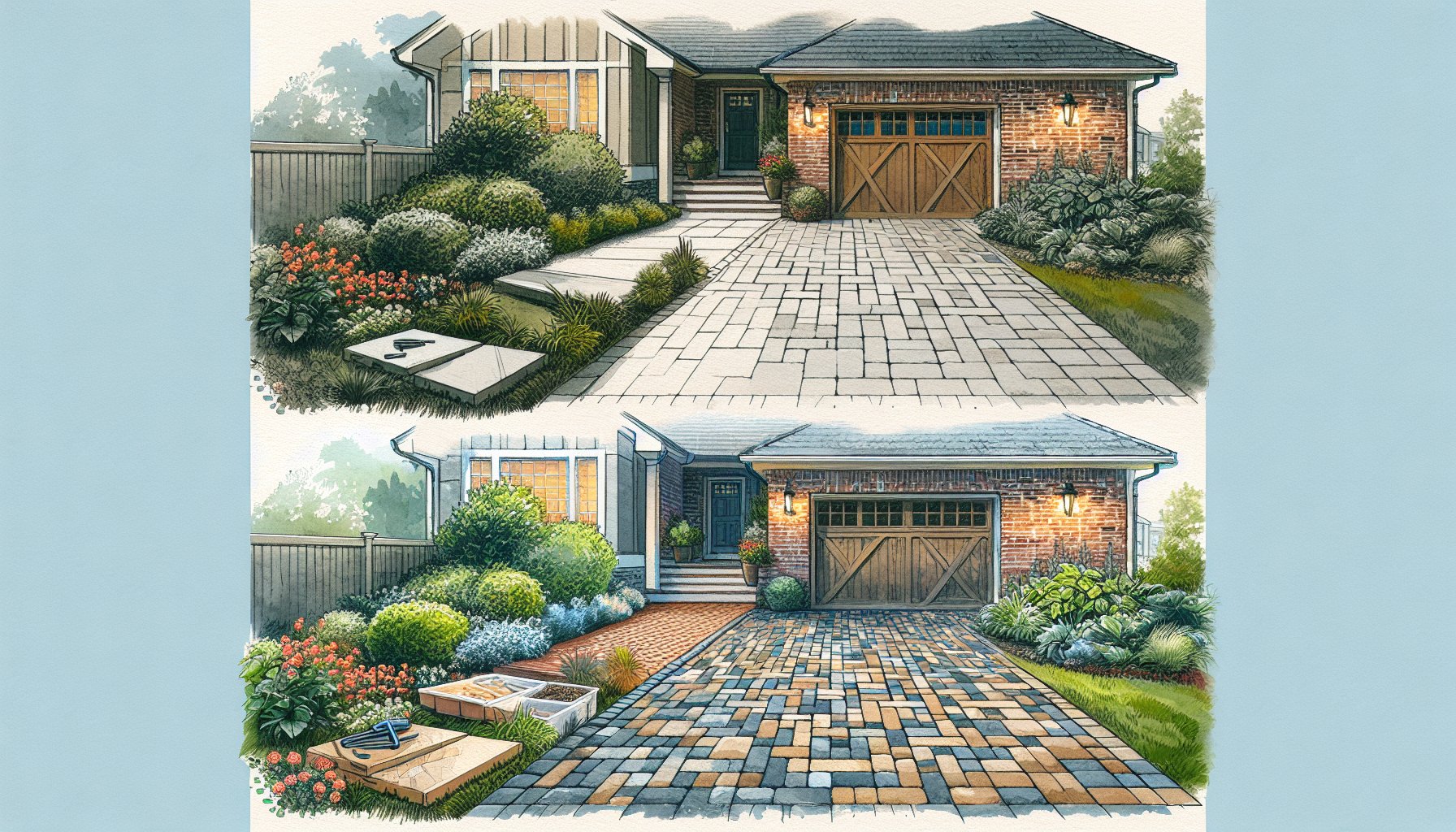 Transform your driveway with stunning paver designs using sustainable materials for enhanced curb appeal and DIY installation.