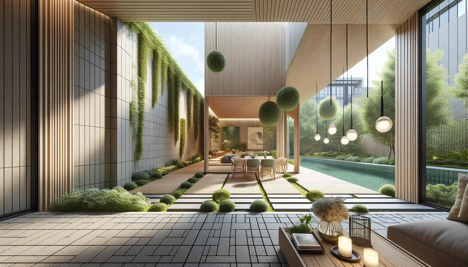 Eco-friendly paver styles for 2025 featuring sustainable materials and seamless indoor-outdoor transitions.