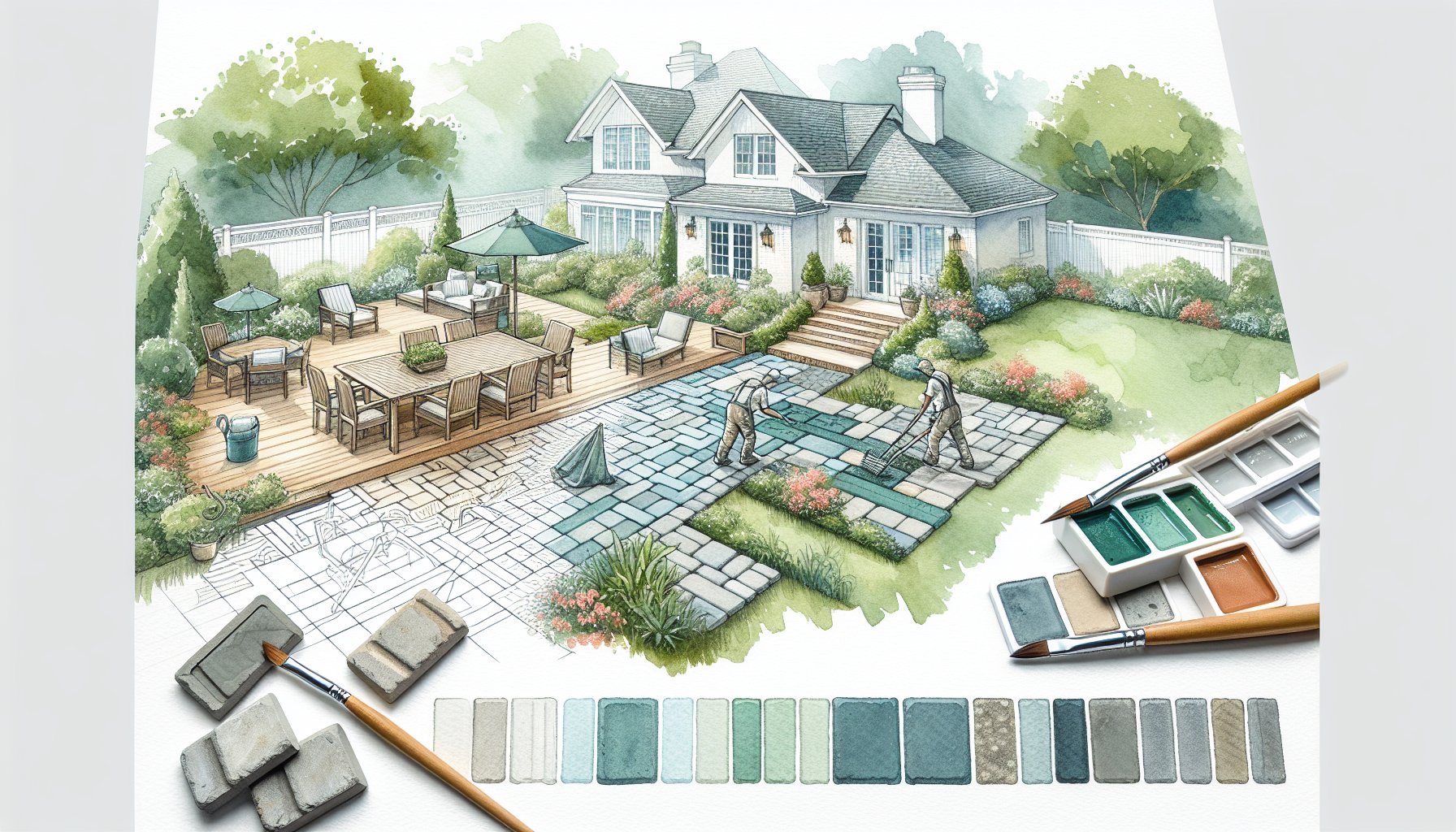 Guide to pavers for transforming outdoor living spaces with sustainable options and installation tips for 2025.