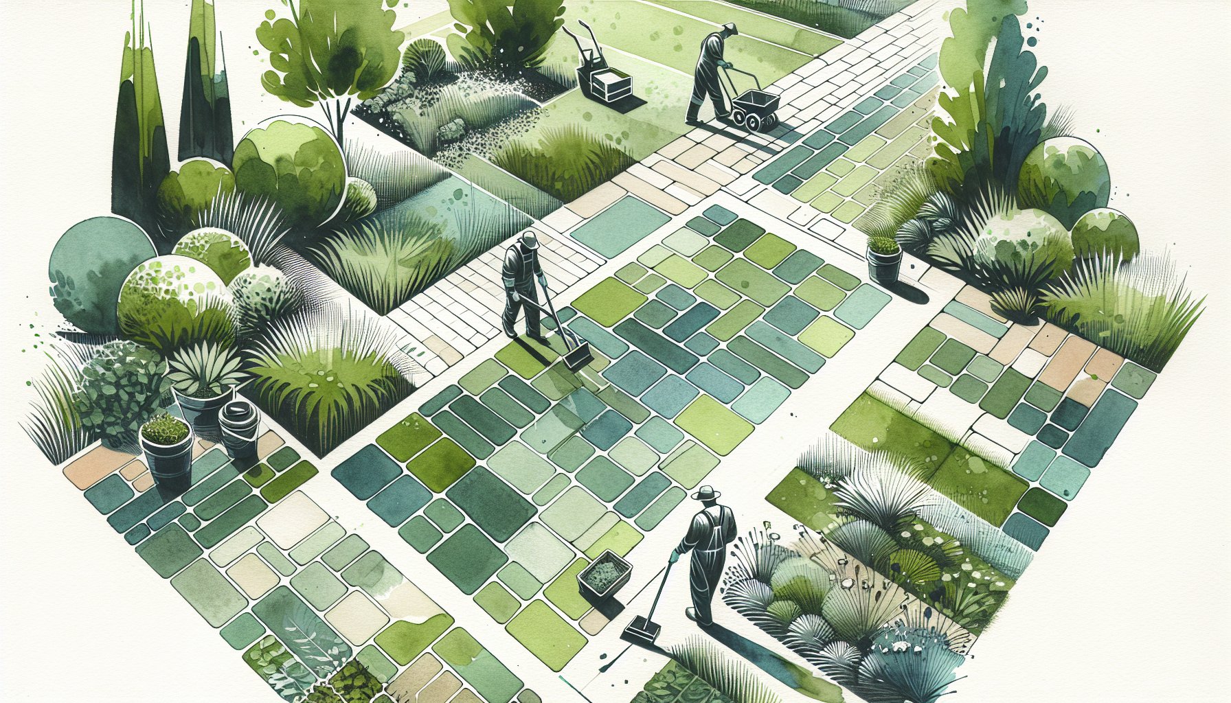 Tips for paver maintenance, sealing, weed control, and sustainable landscaping to enhance outdoor aesthetics.