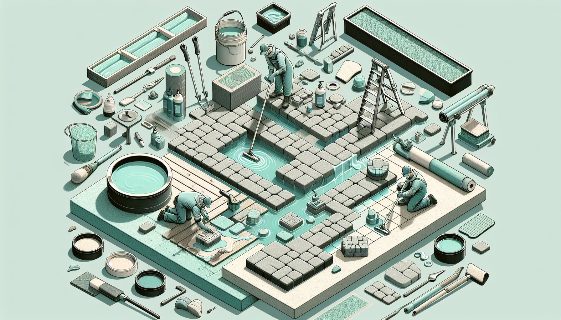 Paver cleaning guide with FAQs on outdoor maintenance, sealing types, and effective cleaning techniques for pristine results.