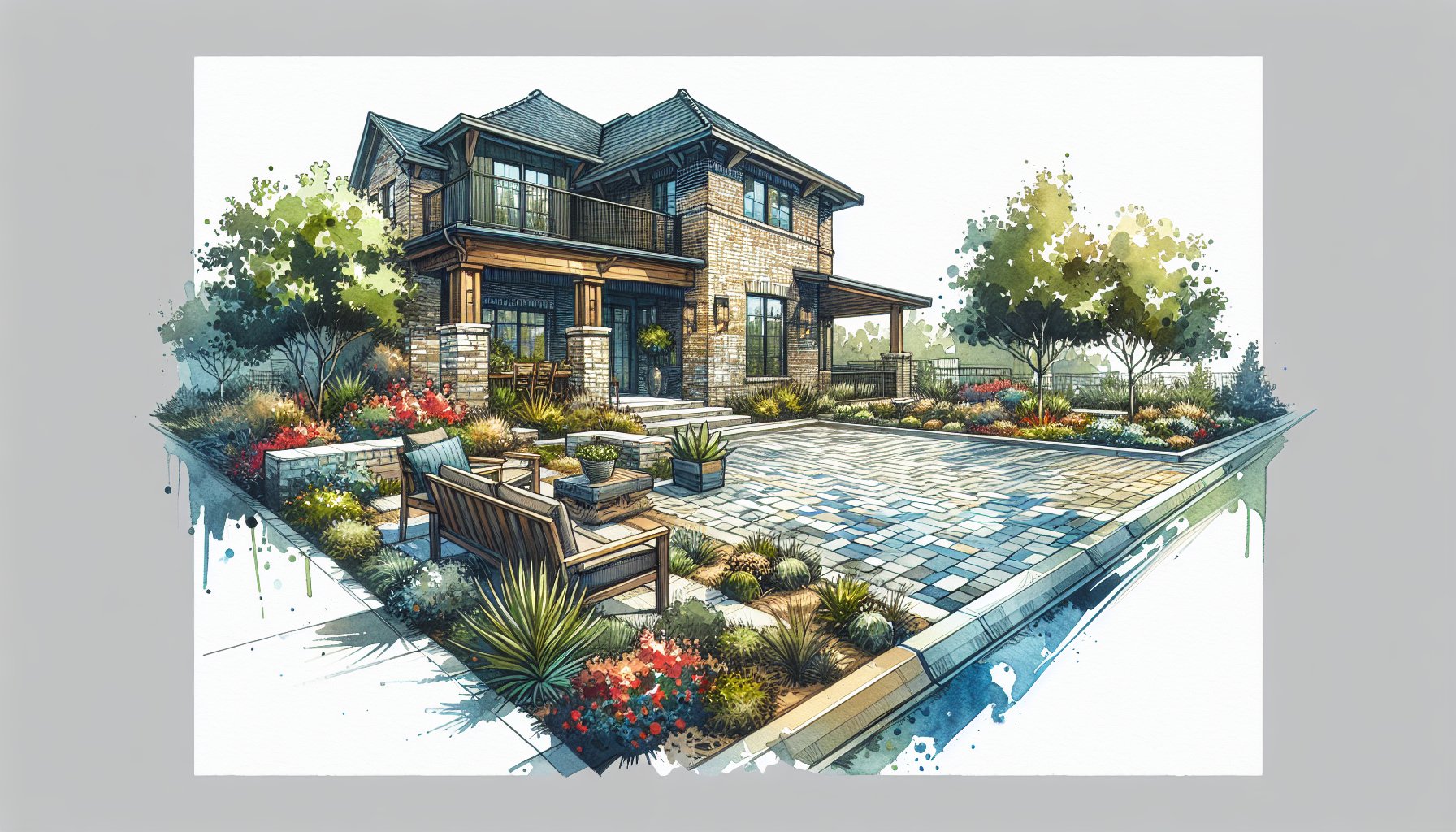 Guide to enhancing curb appeal with eco-friendly pavers and professional installation for outdoor design.