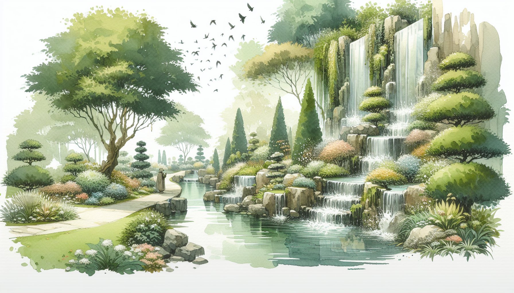 Five misconceptions about low-maintenance water features in landscaping, highlighting ecological benefits and outdoor customization.