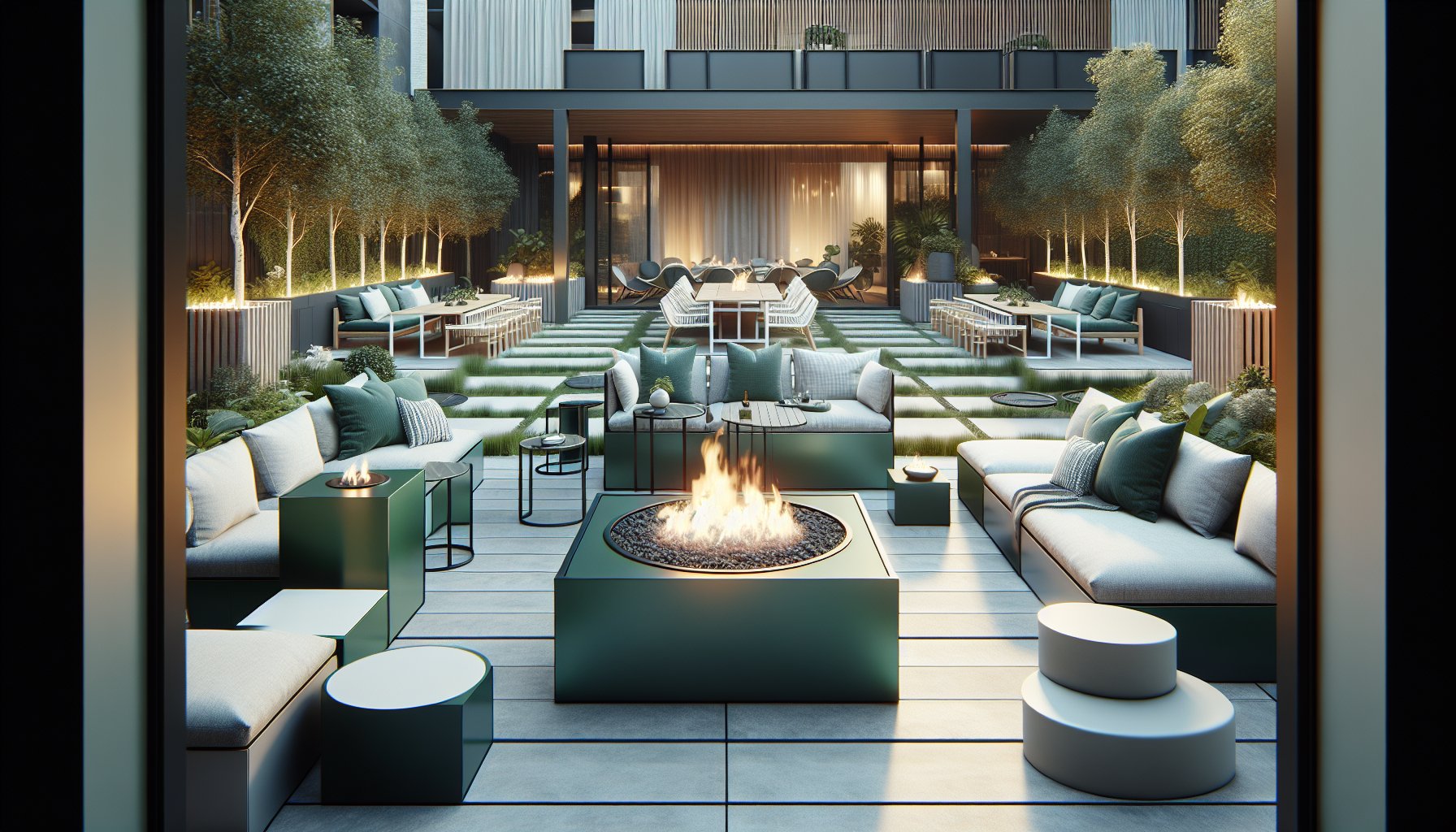 Cozy outdoor living with stylish fire pit ideas, modular sofas, and eco-friendly fire pits for inviting evenings.