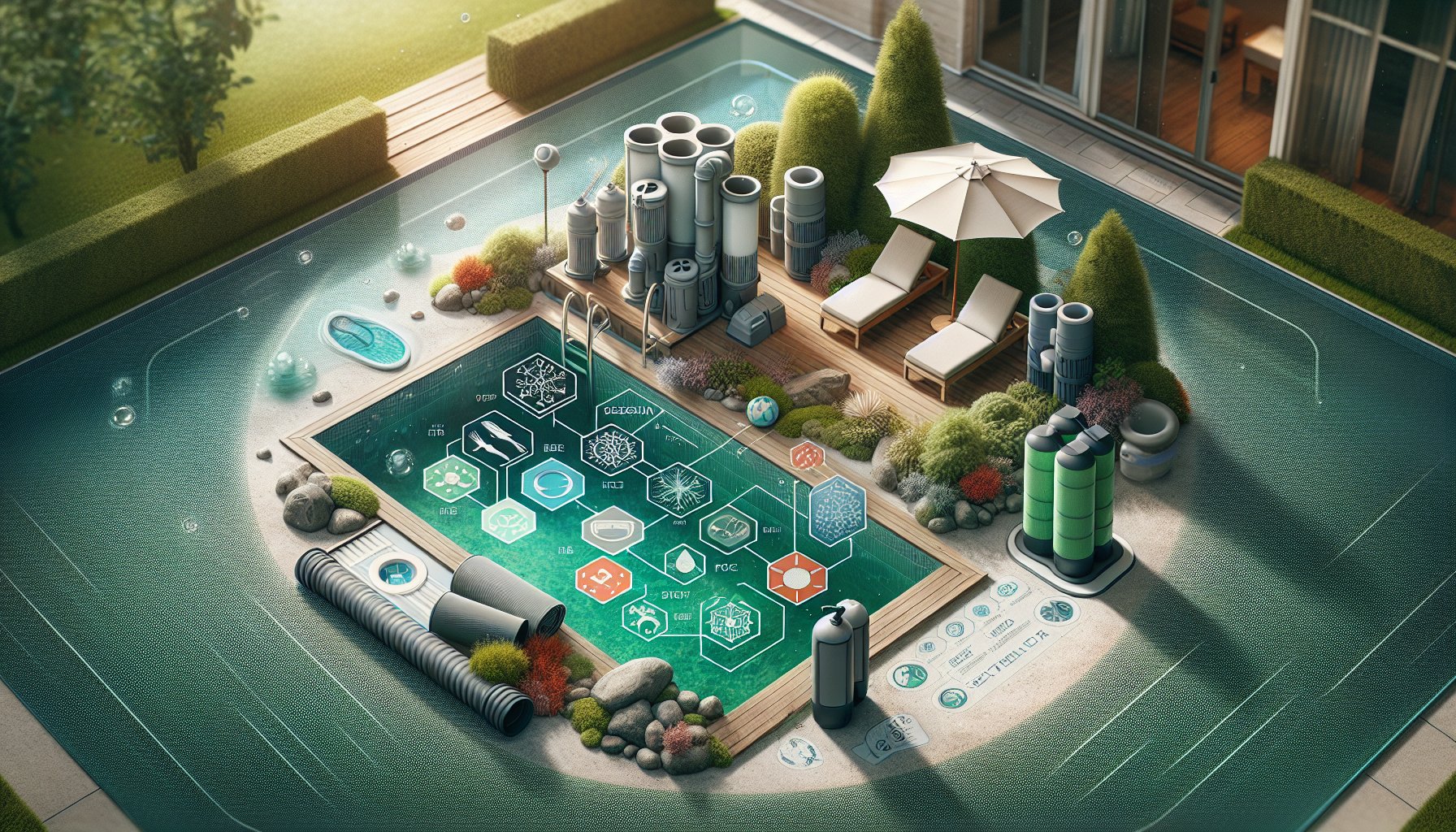 Essential tips for inground pool maintenance, covering water chemistry, filtration, seasonal care, and outdoor aesthetics.