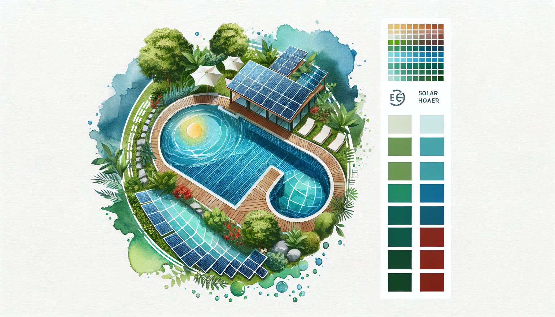 Eco-friendly pool designs featuring natural swimming pools, solar tech, and sustainable materials promoting backyard biodiversity.