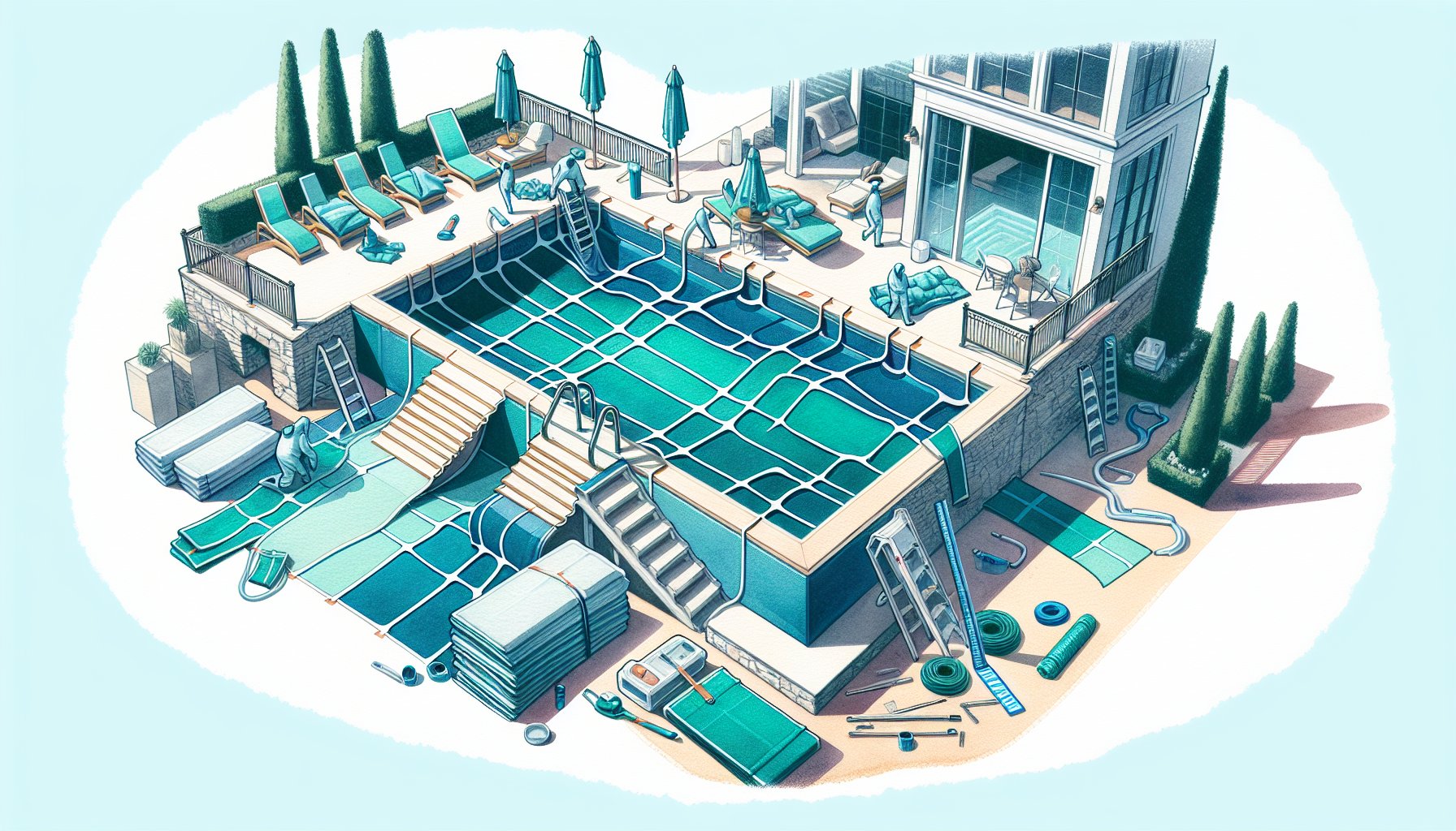 Cost comparison of automatic and safety pool covers, including materials and professional installation FAQs.