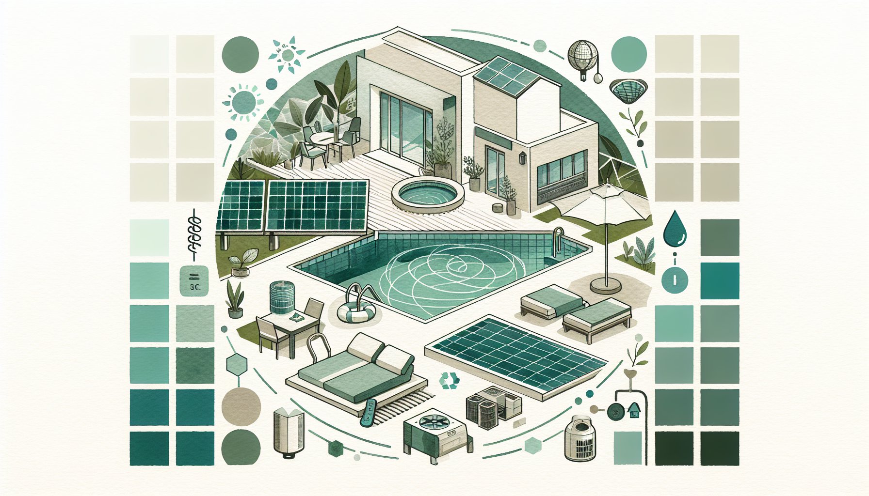 Pool covers enhance energy savings by improving solar heating efficiency and supporting heat pumps for sustainable living.