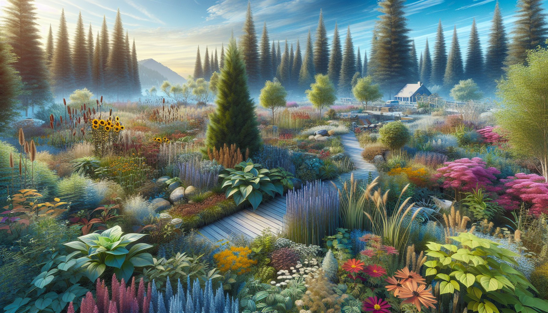 Native plants enhance biodiversity, support ecological restoration, and create low-maintenance, sustainable landscapes.