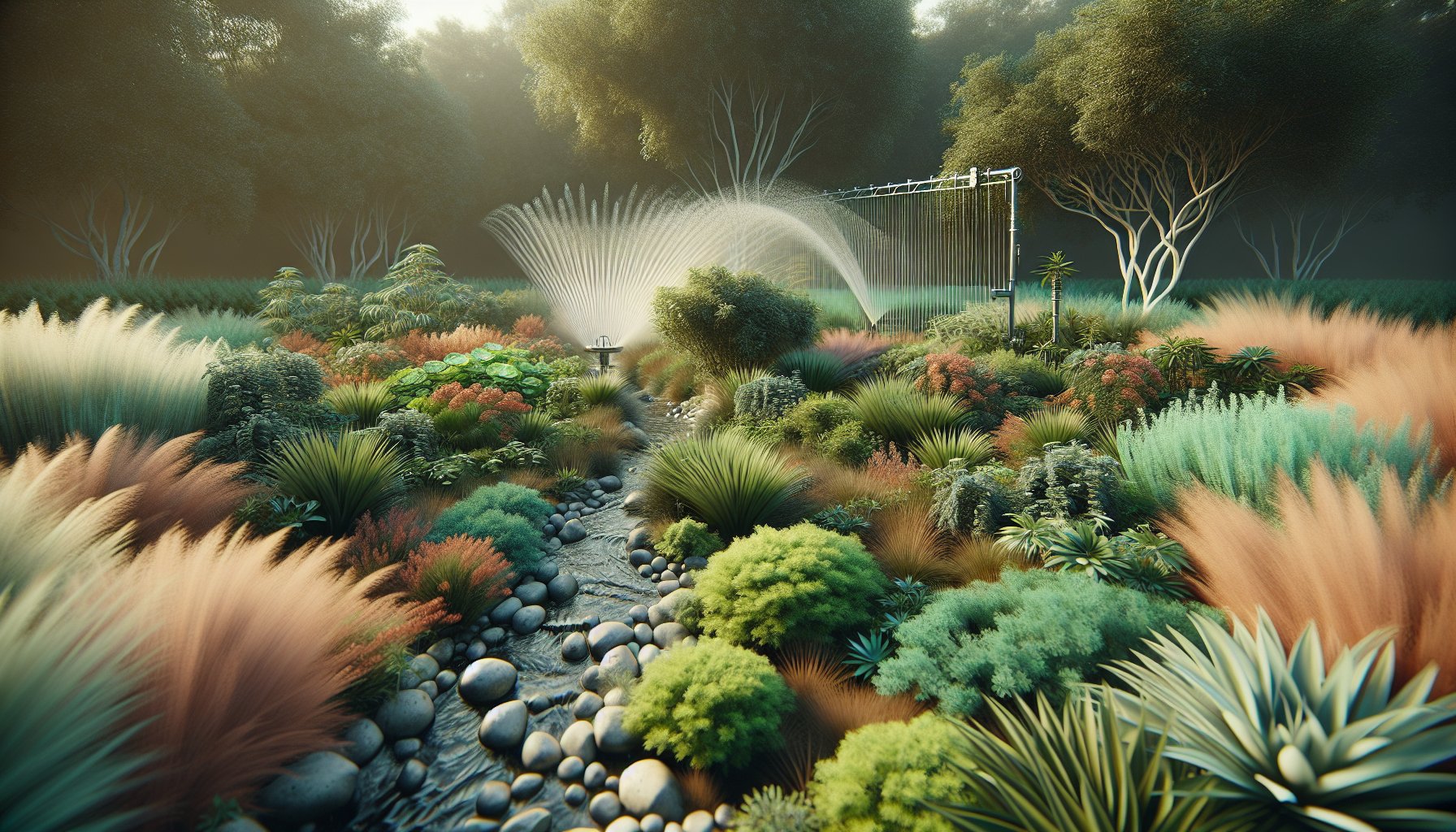 Landscape products enhance water conservation through Florida-Friendly Landscaping™, xeriscaping, native plants, and smart irrigation systems.