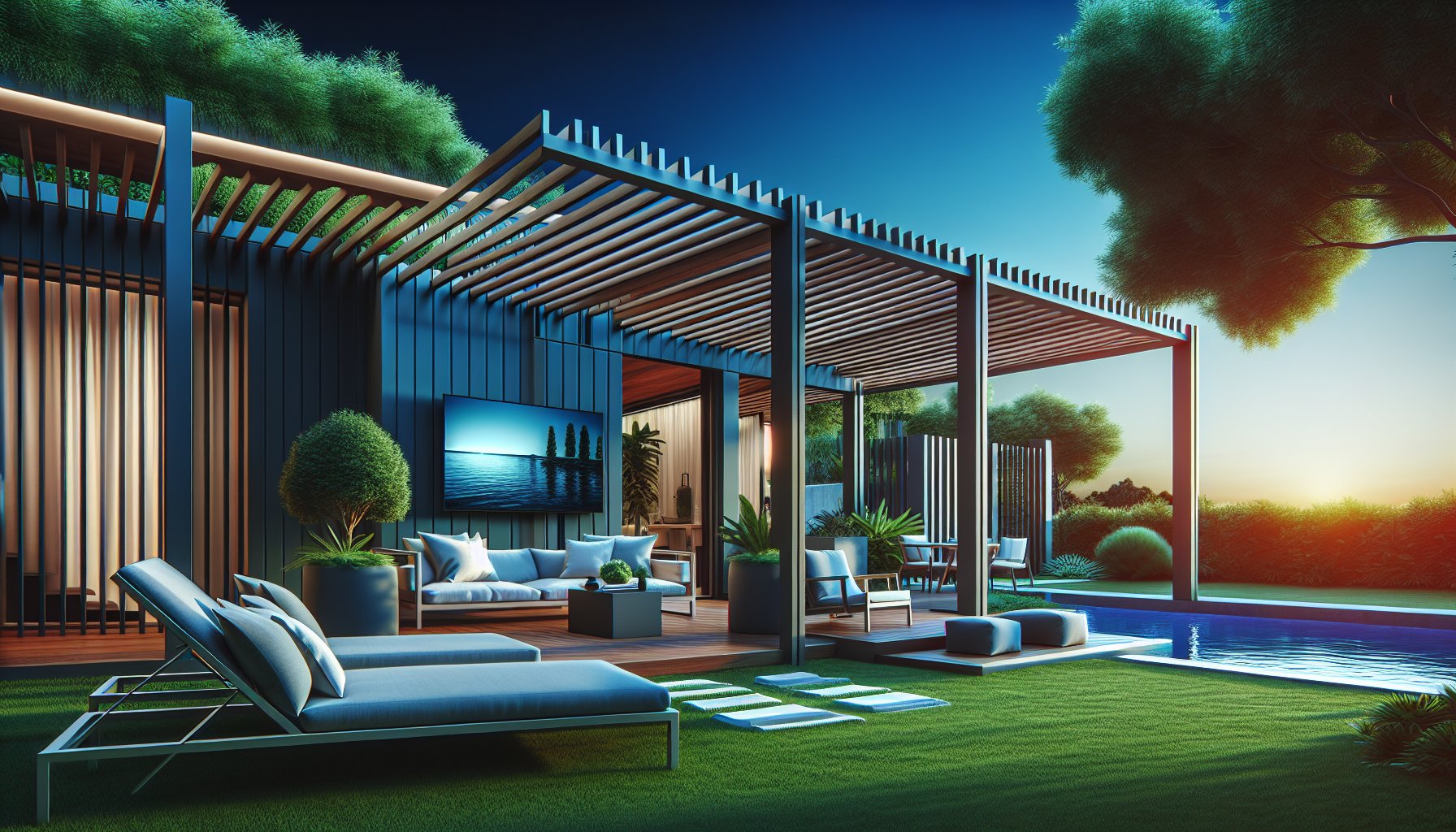10 stunning custom pergola designs showcasing modern minimalist styles for a transformed outdoor sanctuary with retractable shade.