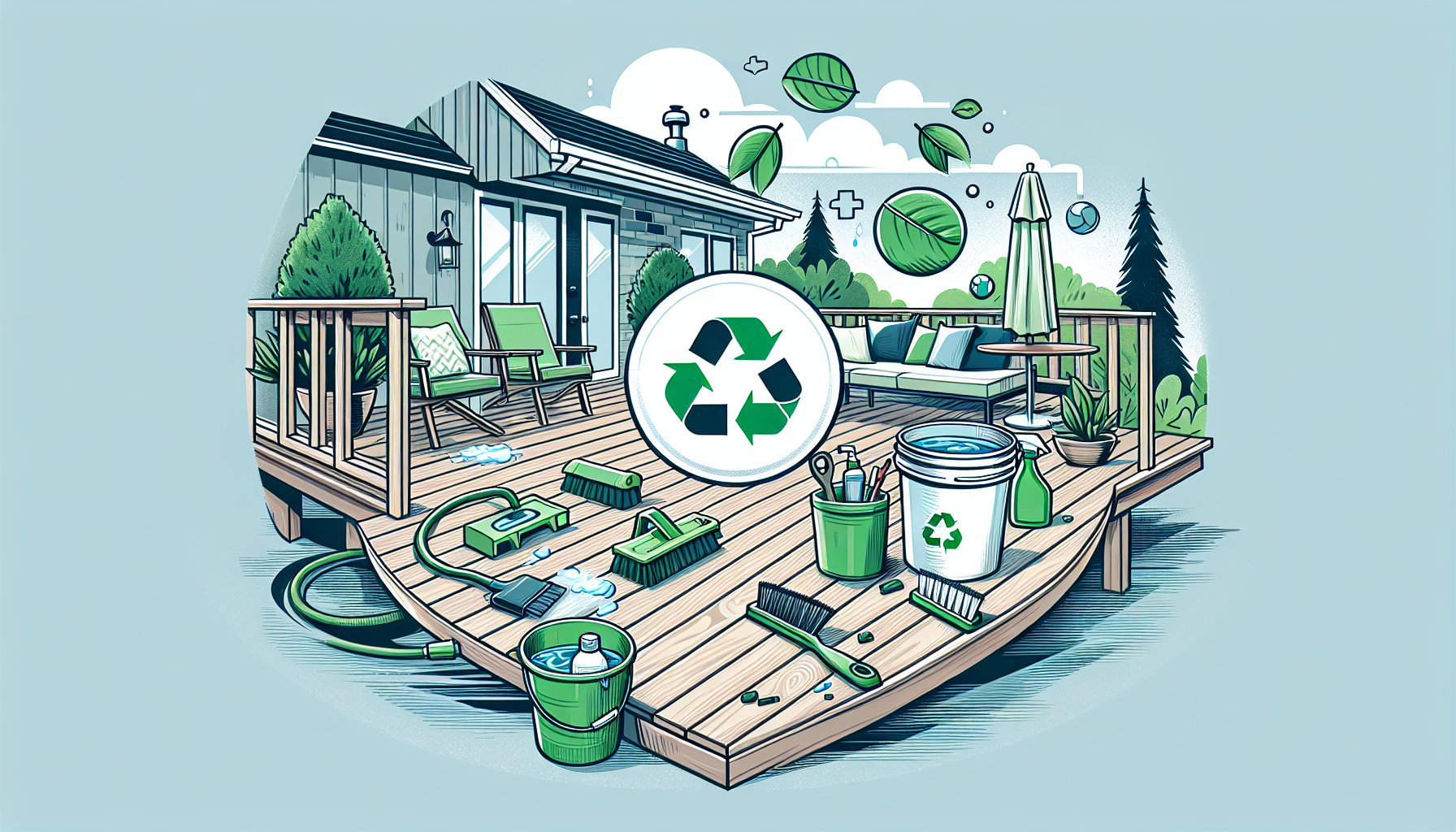 12 tips for maintaining Trex composite decking for a beautiful, eco-friendly outdoor living space. Cleaning and care tips included.