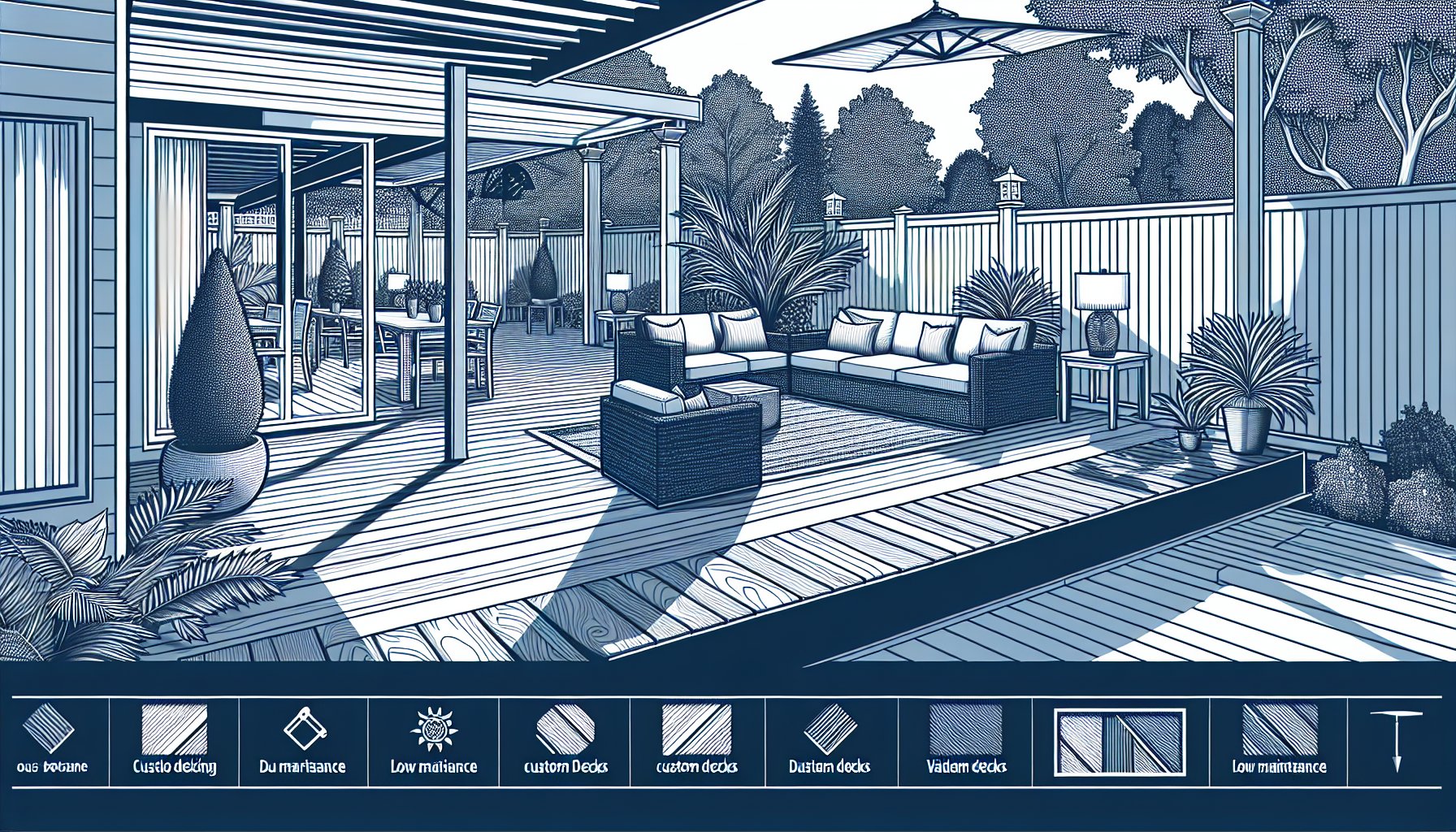 10 reasons why composite decking is ideal for low maintenance, durable, and customizable outdoor living spaces.