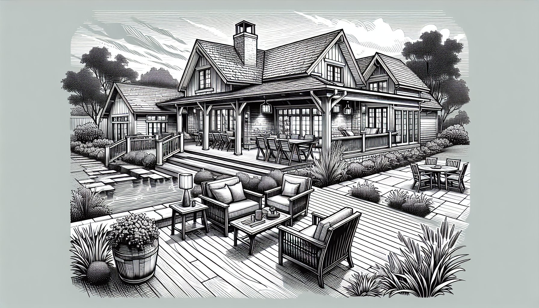 Custom deck building services by Custom Decks of Iowa, featuring personalized designs for quality outdoor living spaces.