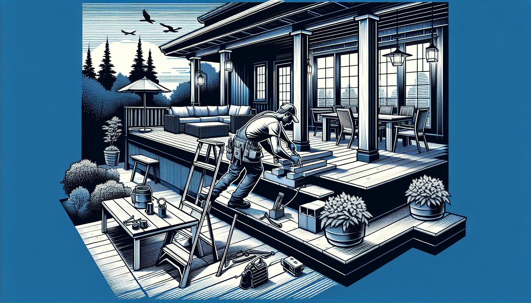 Custom deck builder guide for creating bespoke outdoor living spaces with quality craftsmanship in Central Iowa.