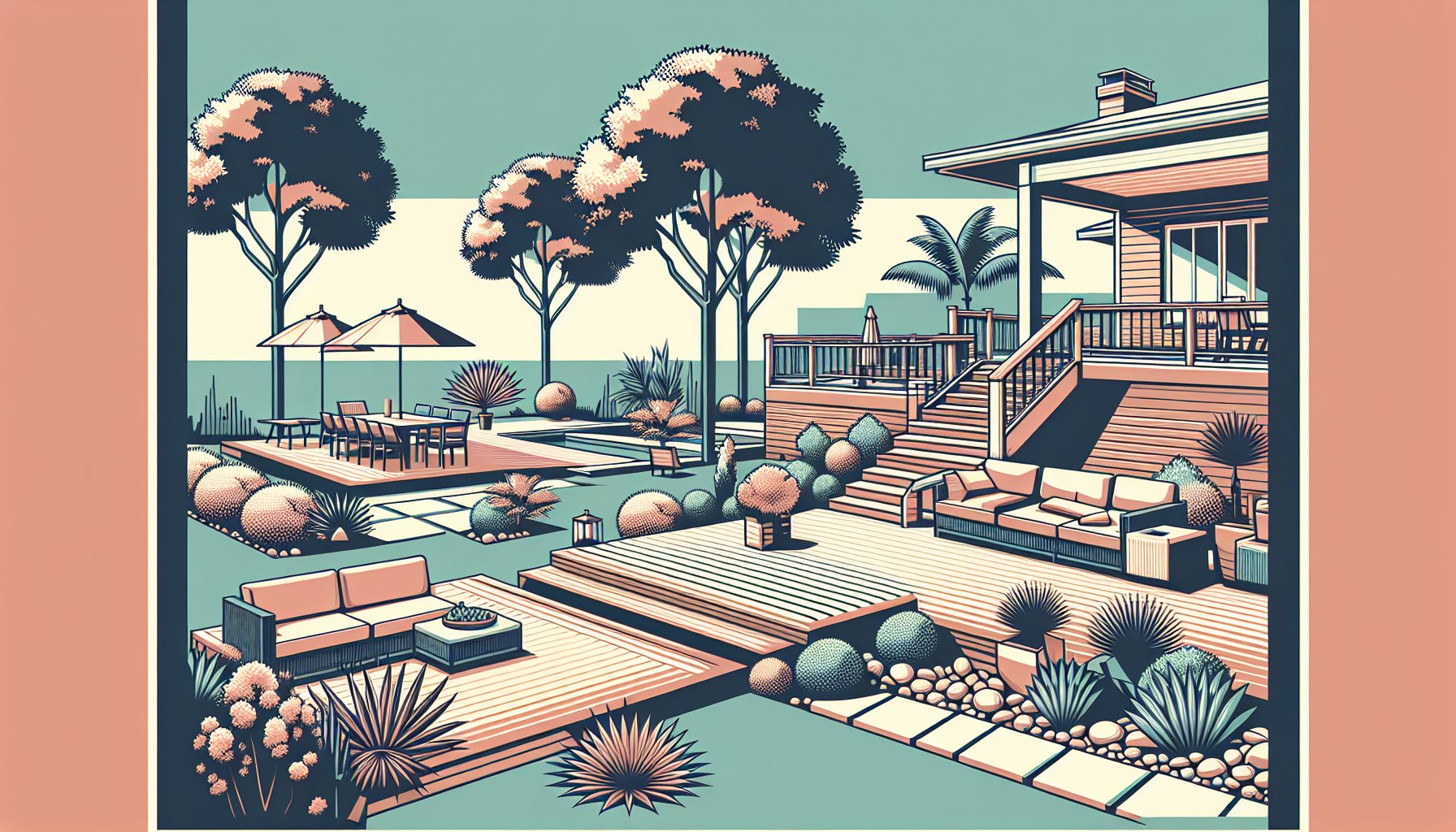 Custom deck in Central Iowa, enhancing outdoor living spaces with tailored designs for entertaining and boosting property value.