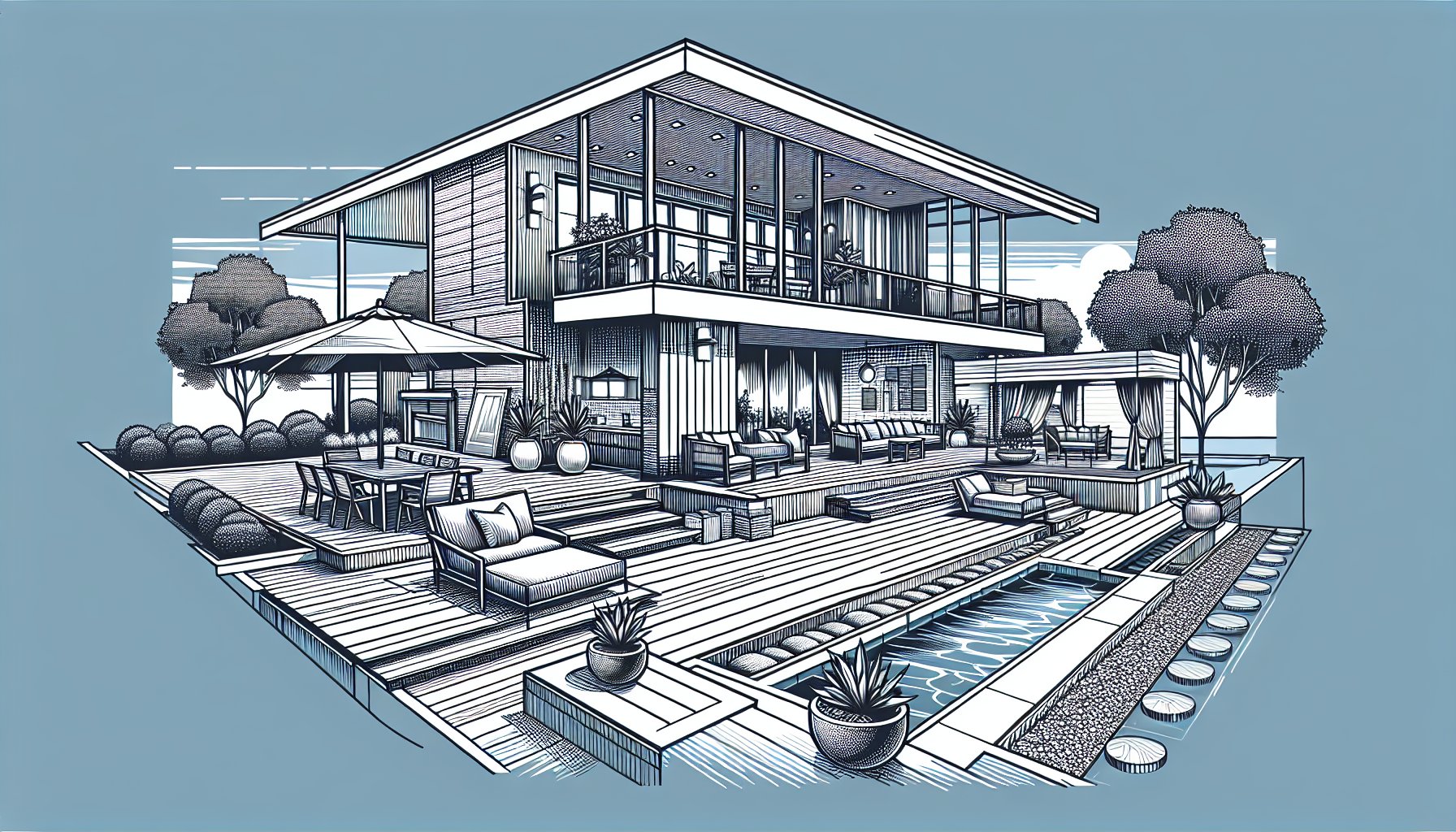 Custom deck design ideas for outdoor living, featuring personalized elements, quality materials, and enhancing home value.