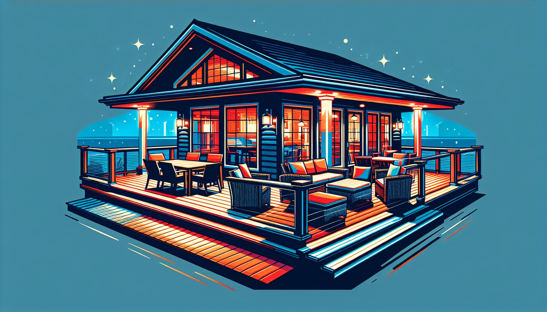 Innovative deck lighting ideas for custom outdoor living spaces with sustainable illumination solutions in 2025.