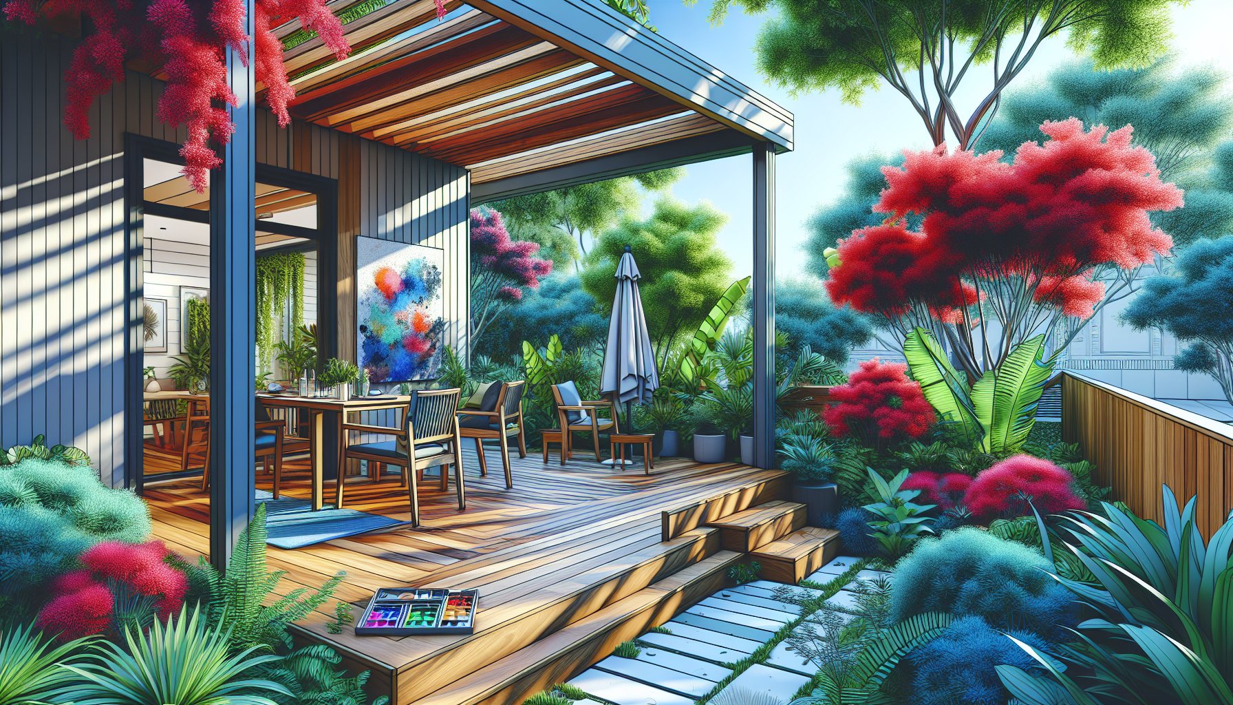 Stylish custom decks for small spaces, showcasing biophilic design and quality craftsmanship for an outdoor sanctuary in 2025.