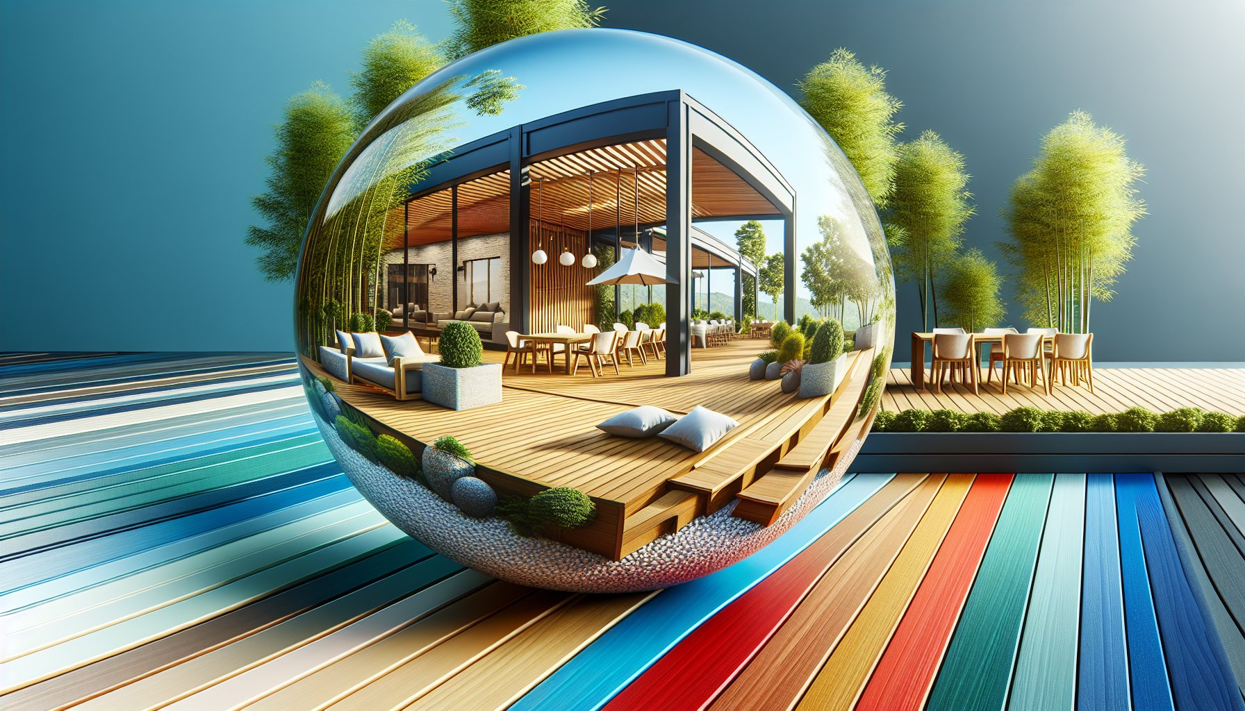 5 eco-friendly decking options for 2025: composite, bamboo, and sustainable materials by Custom Decks LLC.