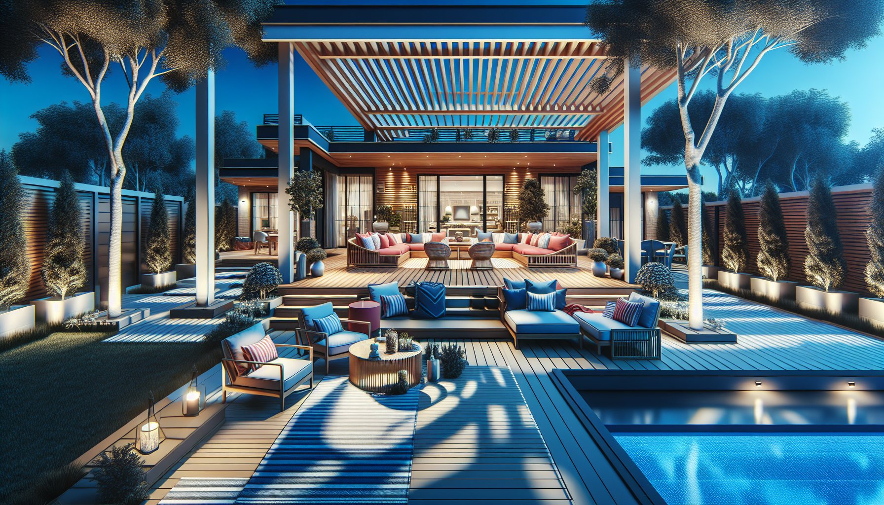 Luxury deck design tips for budget-friendly outdoor spaces using quality materials and minimalistic ideas for year-round living.