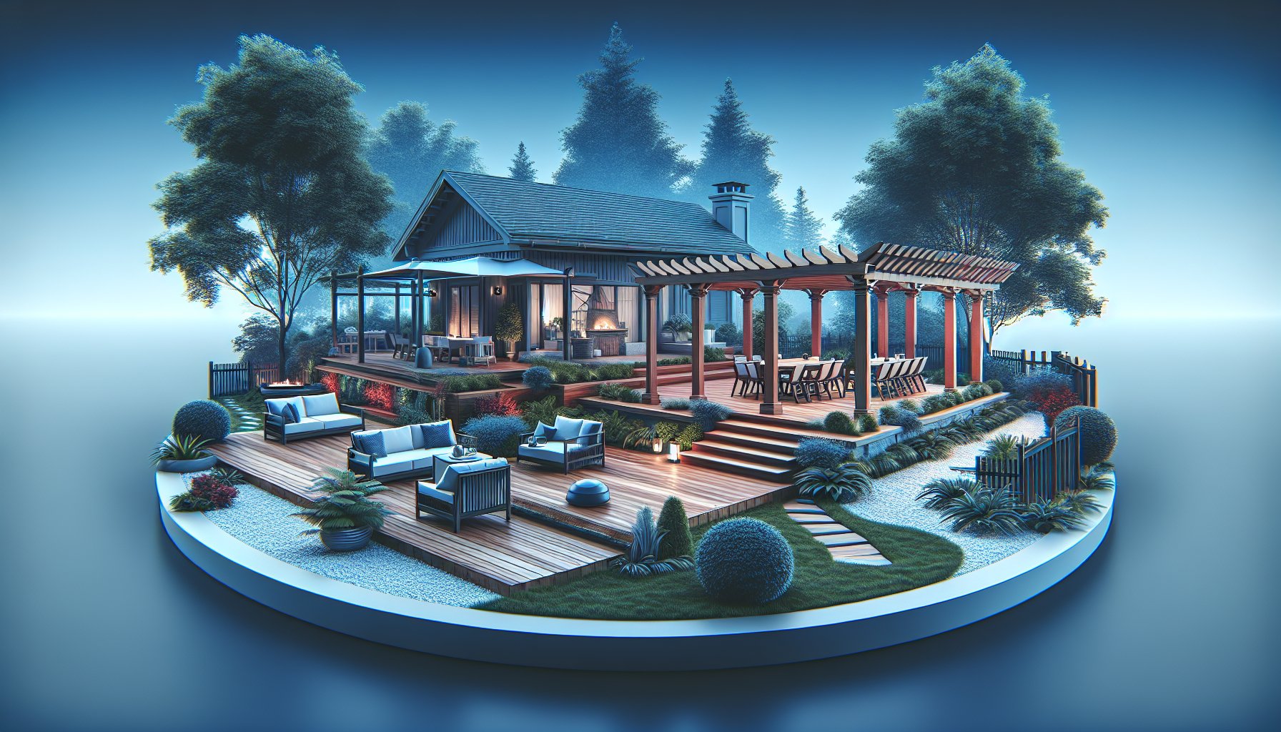 Comparison of pergola and gazebo for outdoor living by Custom Decks LLC, enhancing your backyard retreat options.