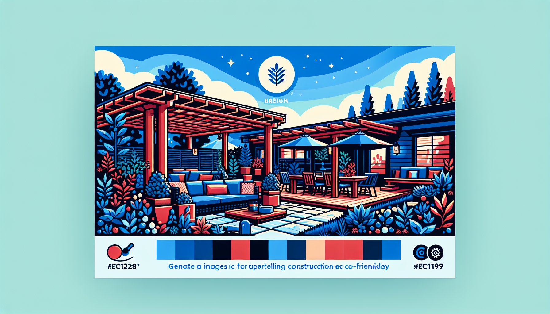 Custom Decks LLC offers eco-friendly pergola construction services for transforming outdoor living spaces in your backyard.