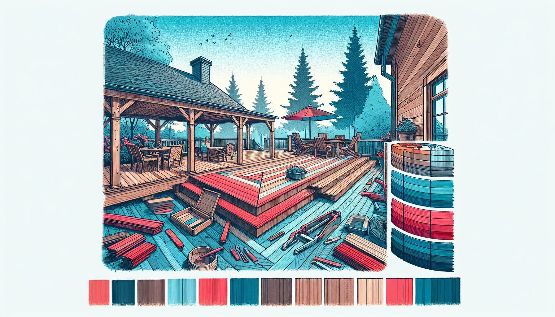 Understanding wood decking grades for high-grade woods from Custom Decks LLC, ensuring a lasting outdoor sanctuary with easy maintenance.